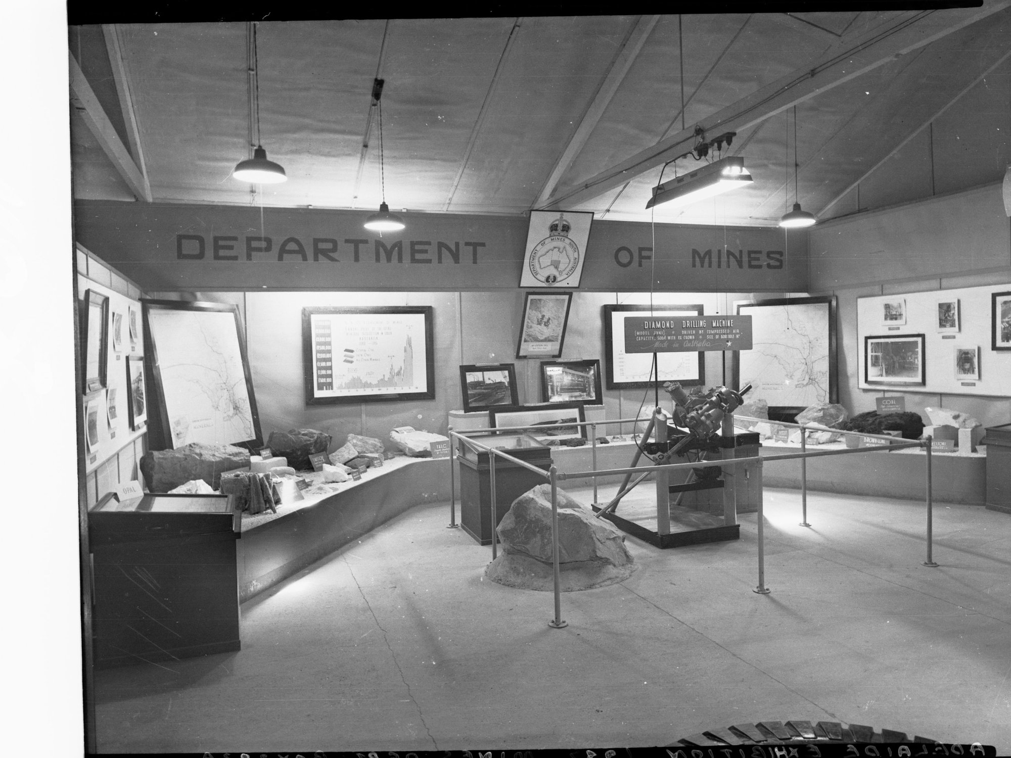 Adelaide Exhibition - Mines Department Display