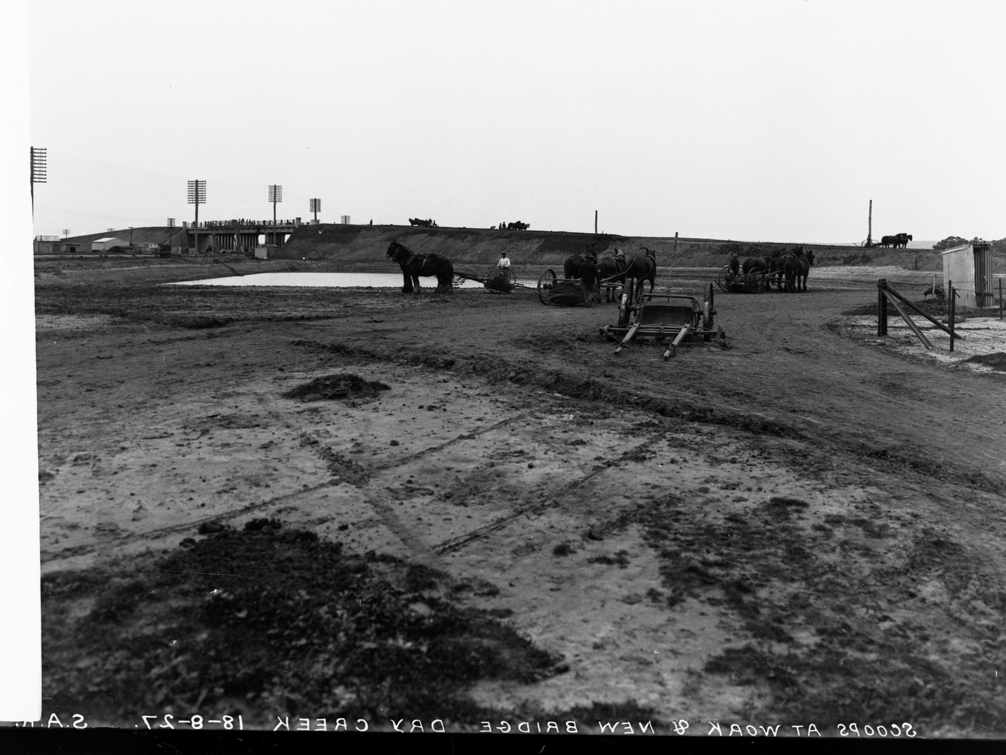 Scoops at Work and New Bridge at Dry Creek