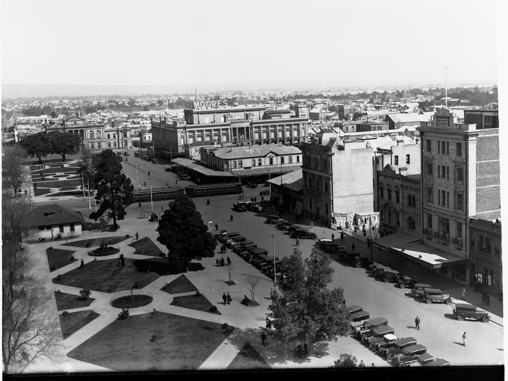 Victoria Square From Post Office Tower Looking South West
