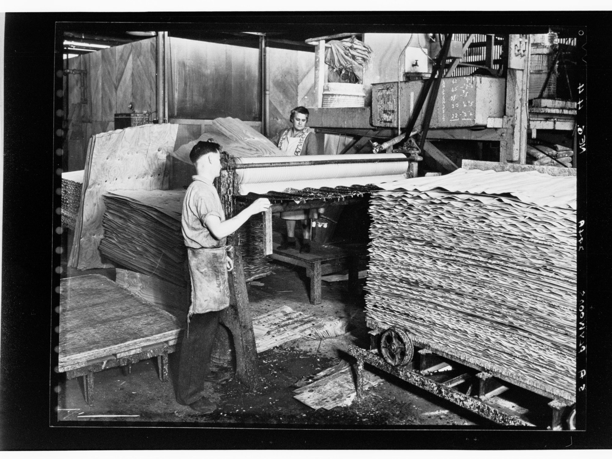 S.A. Plywoods - employees using equipment