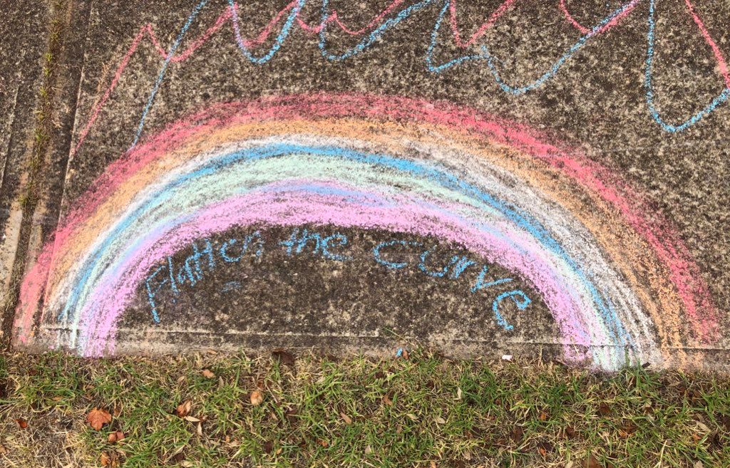 Flatten the Curve Rainbow