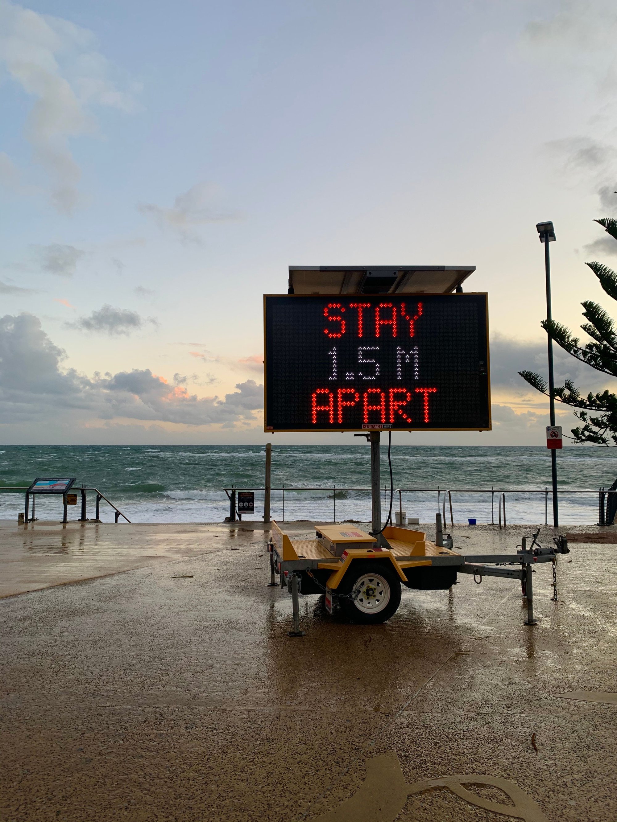 COVID-19 Signage, Stay 1.5m apart