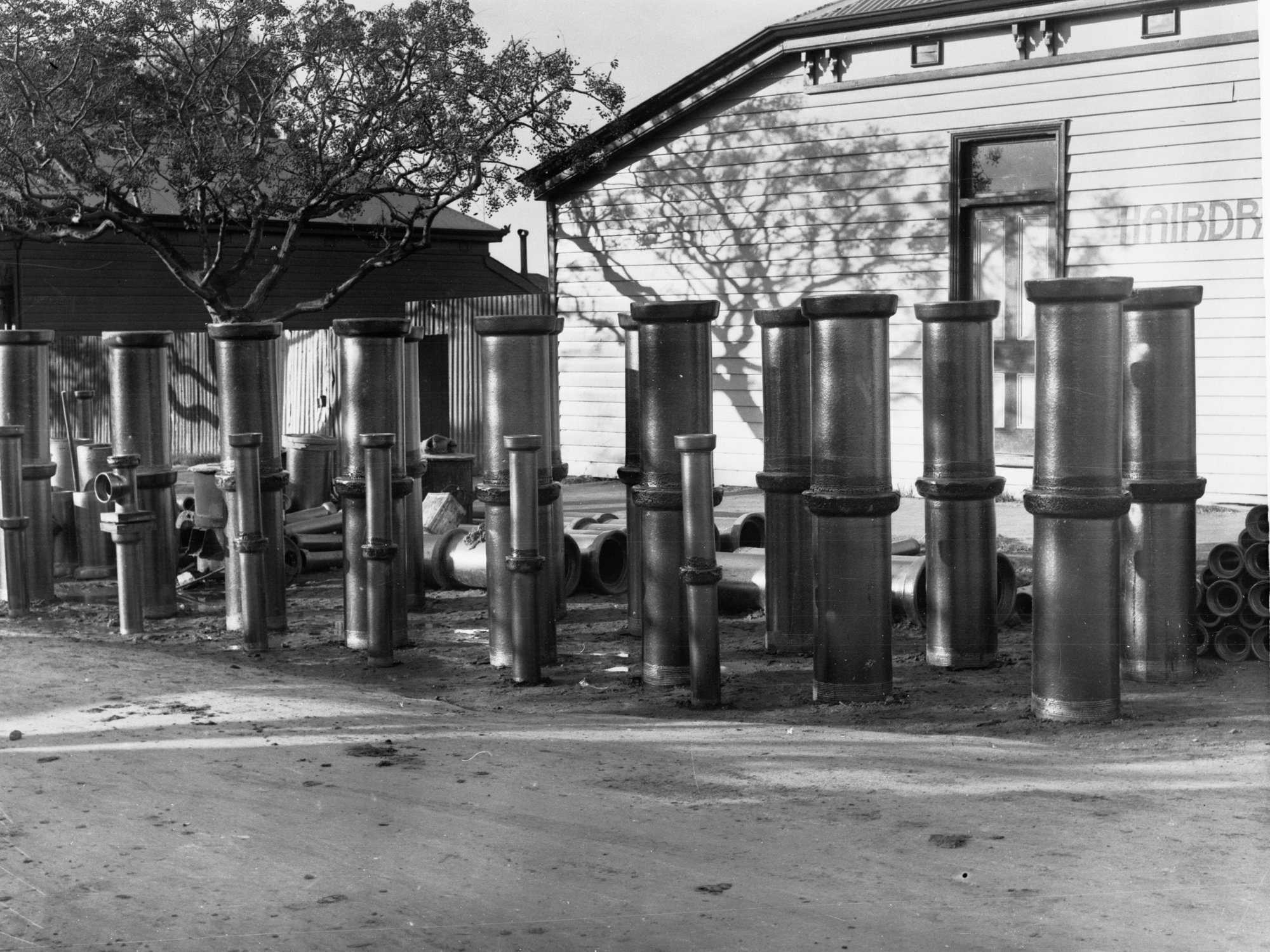 Sewers Department, Alberton, joining pipes