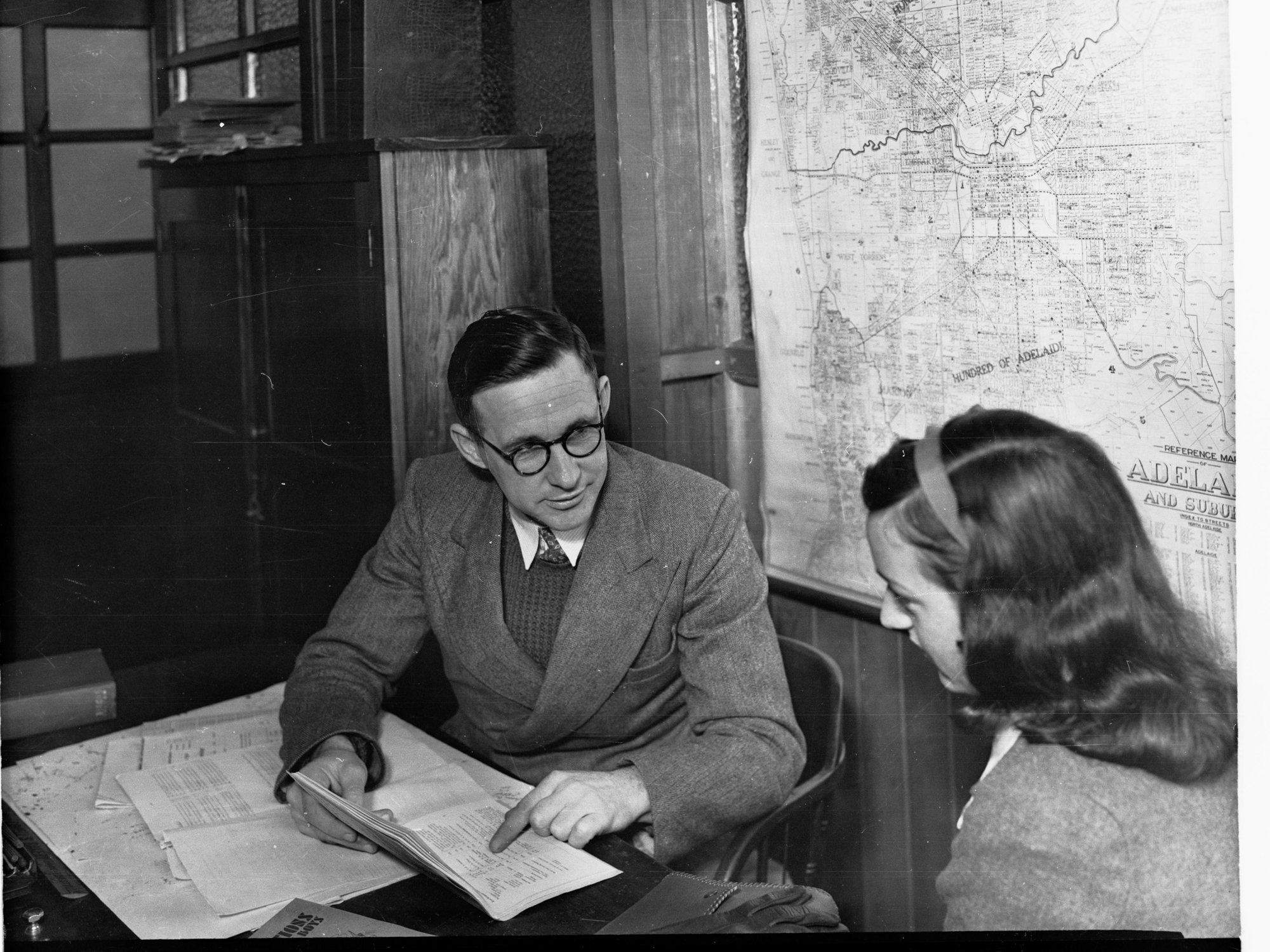 Vocational Guidance - Man and Woman at Desk