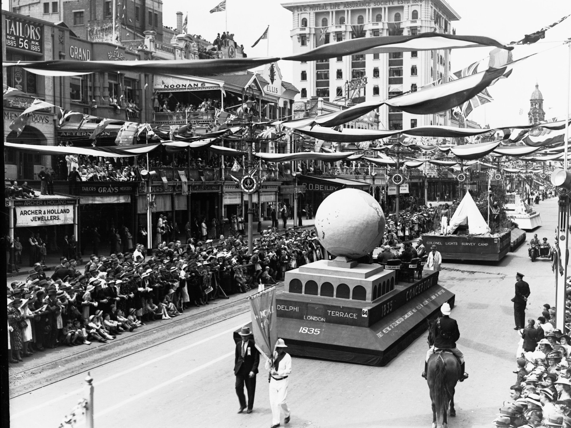 Pageant of progress King William Street Adelaide centenary