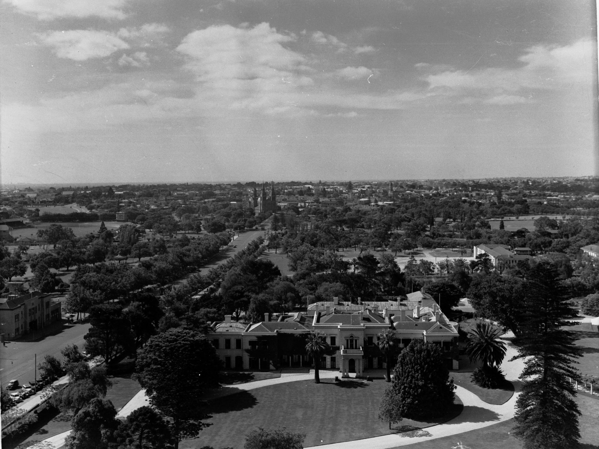 Aerial View of Government House