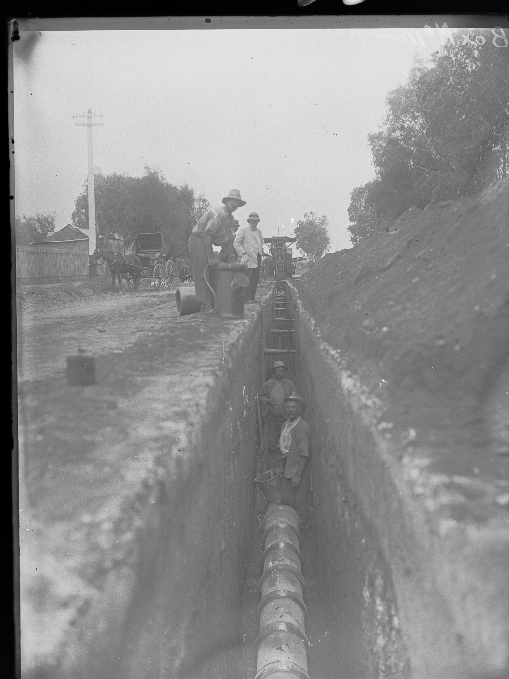 Excavator at work, Alberton and Cowandilla