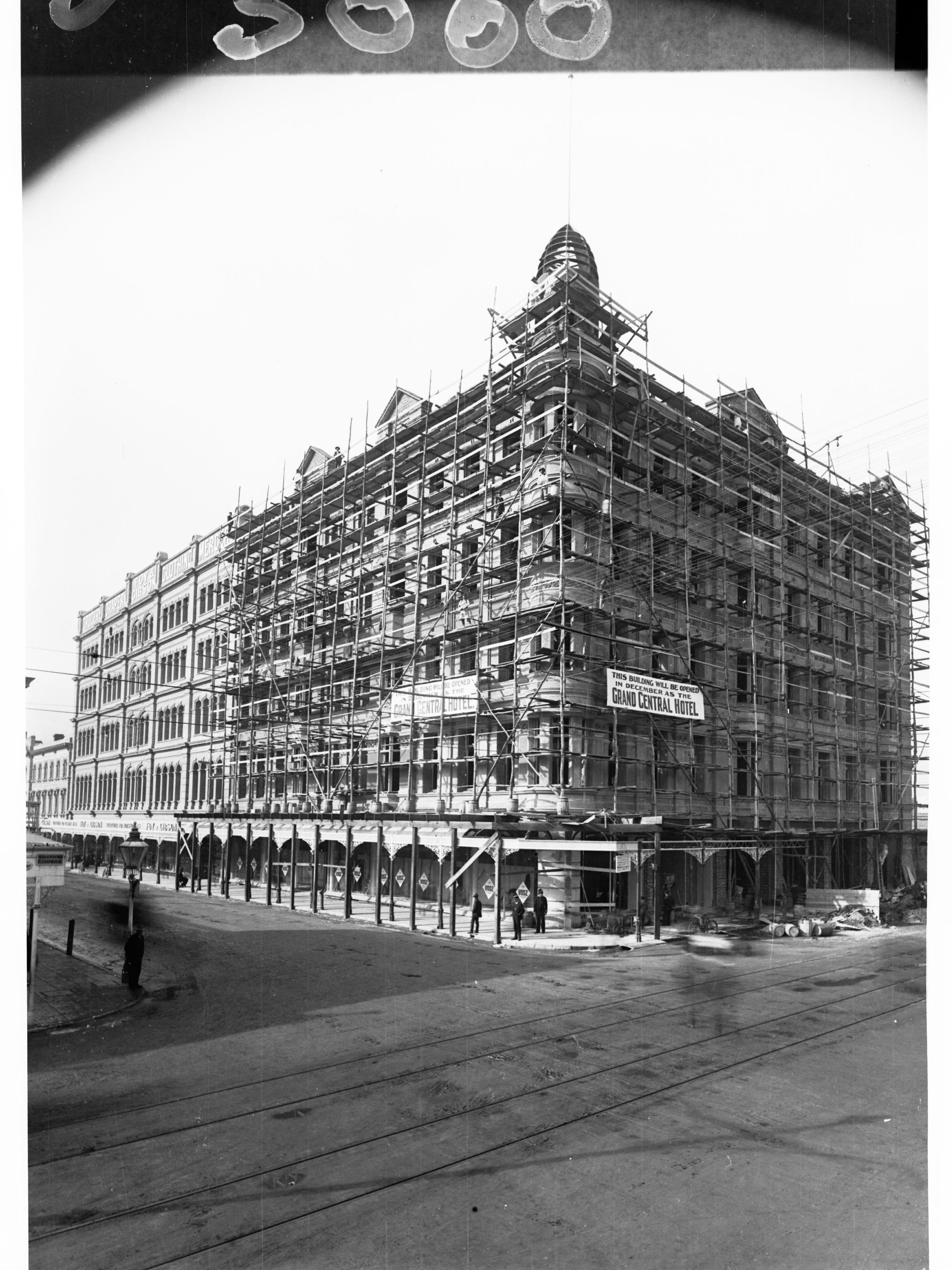 Construction of the Grand Central Hotel