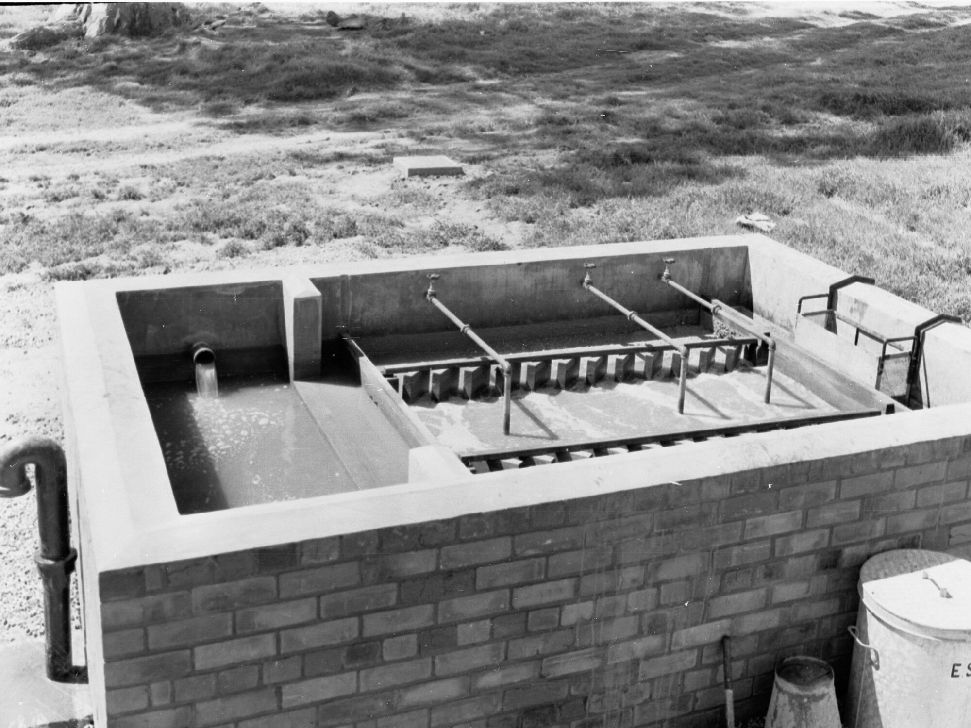 Sewers department treatment works, Woodside