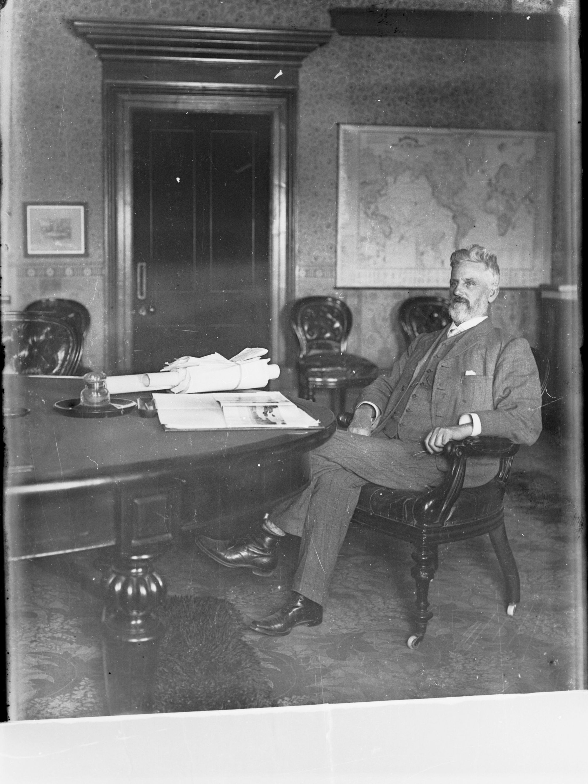 Portrait of Thomas Price in an office