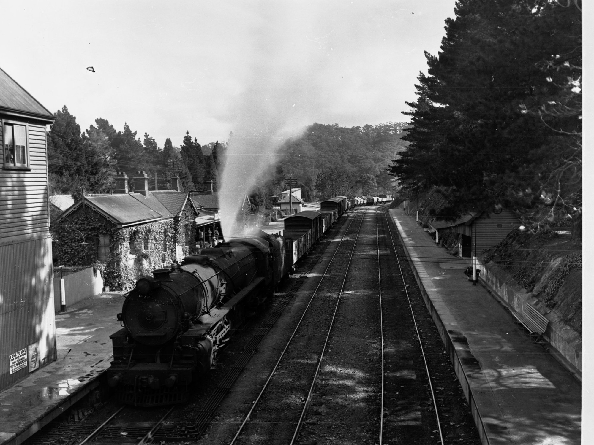 Locomotive at Mount Lofty Railway Station