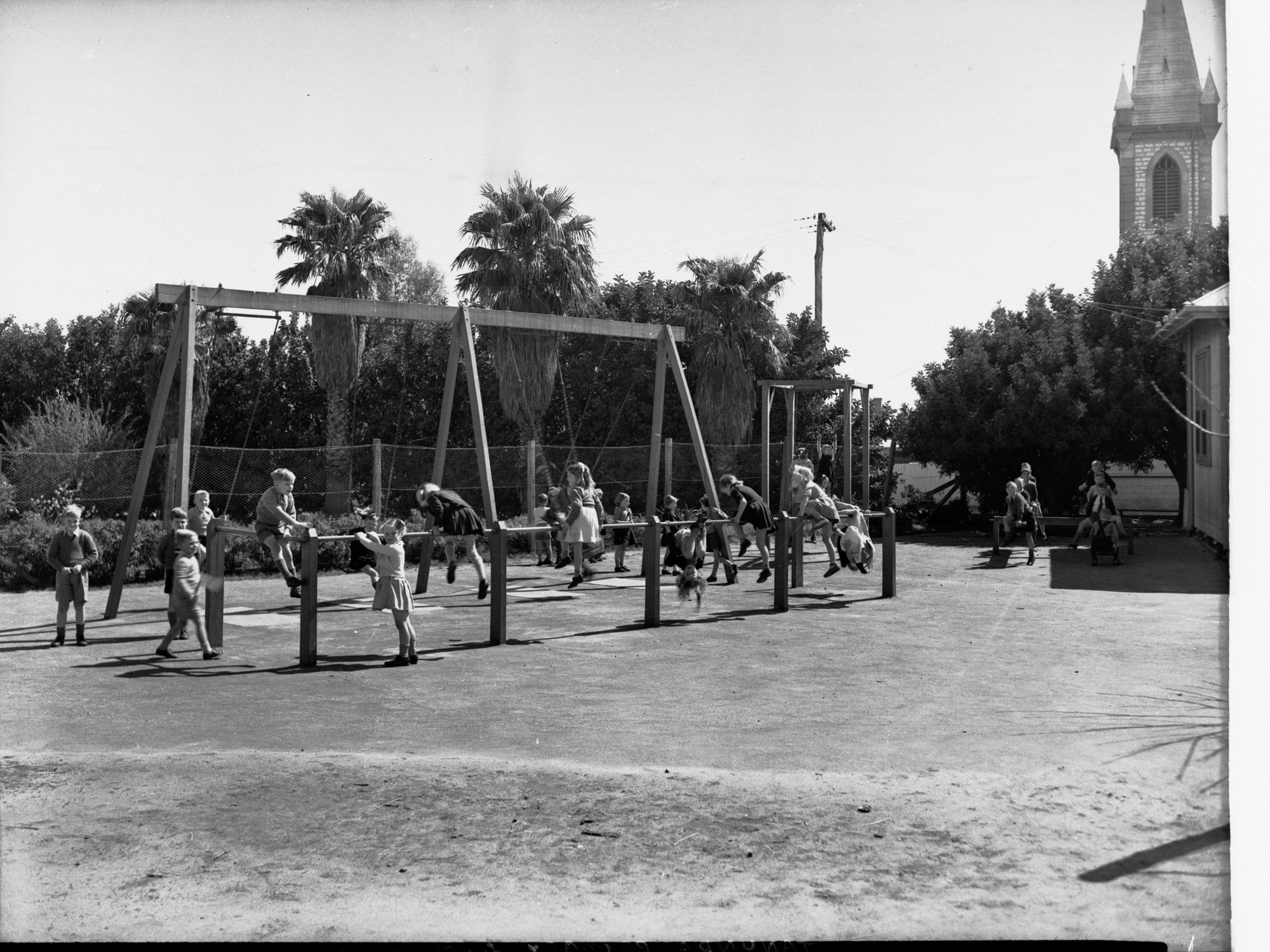 Children on Playground at Tanunda Primary School