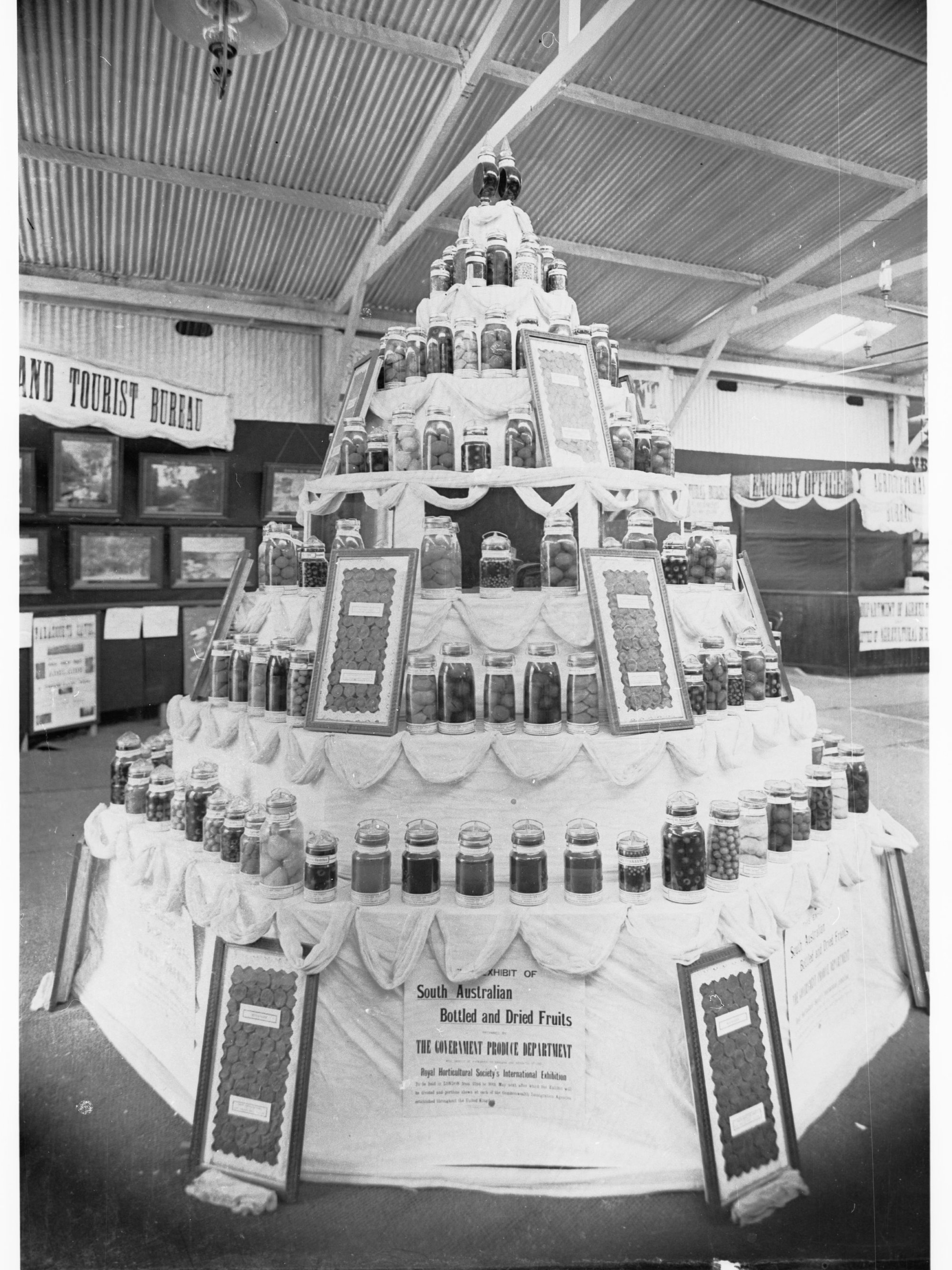 Exhibit of South Australian Bottled and Dried Fruits (Royal Agricultural Society's International Exhibition)