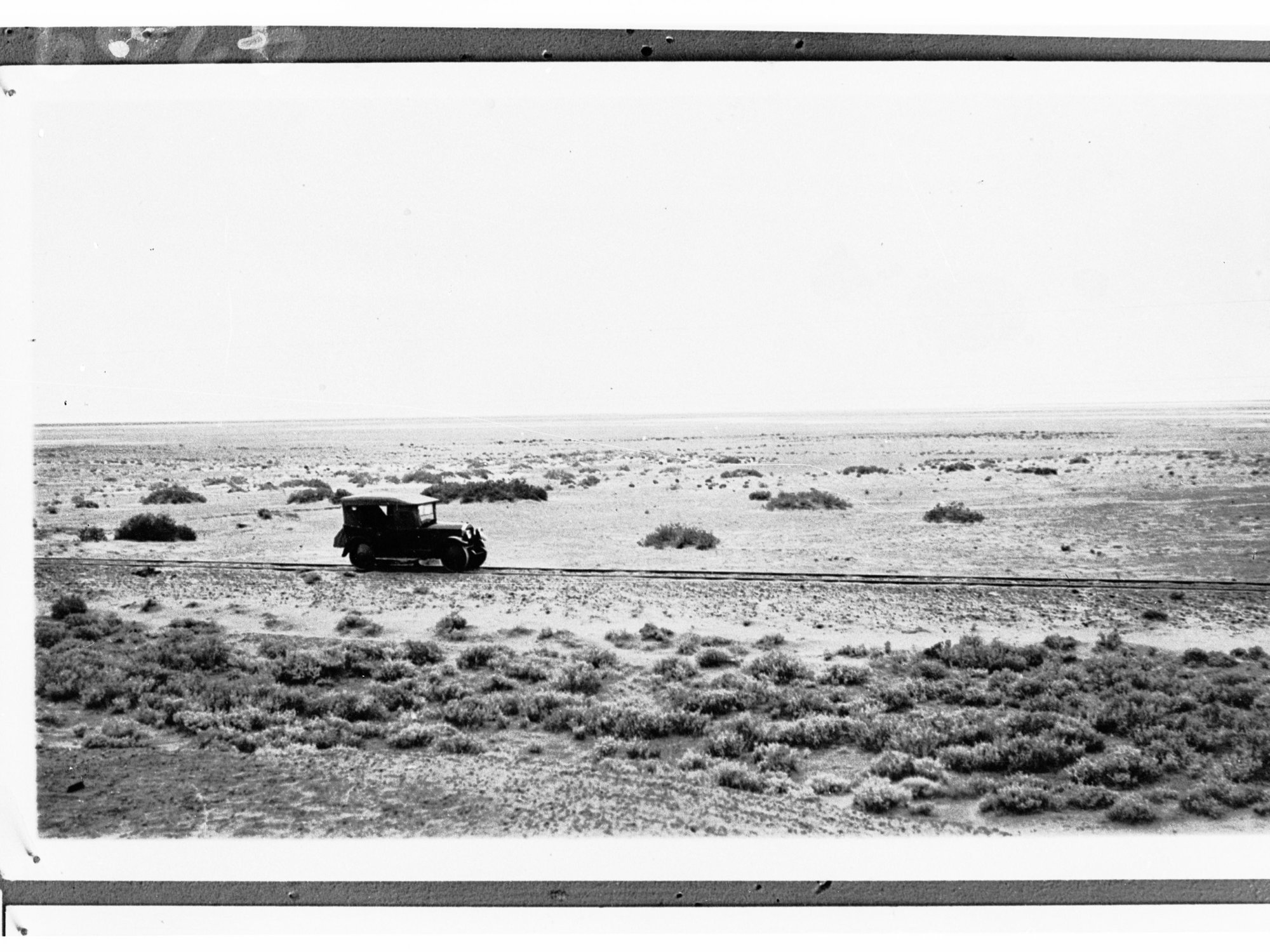 Railway inspection car on Central Australian Railway