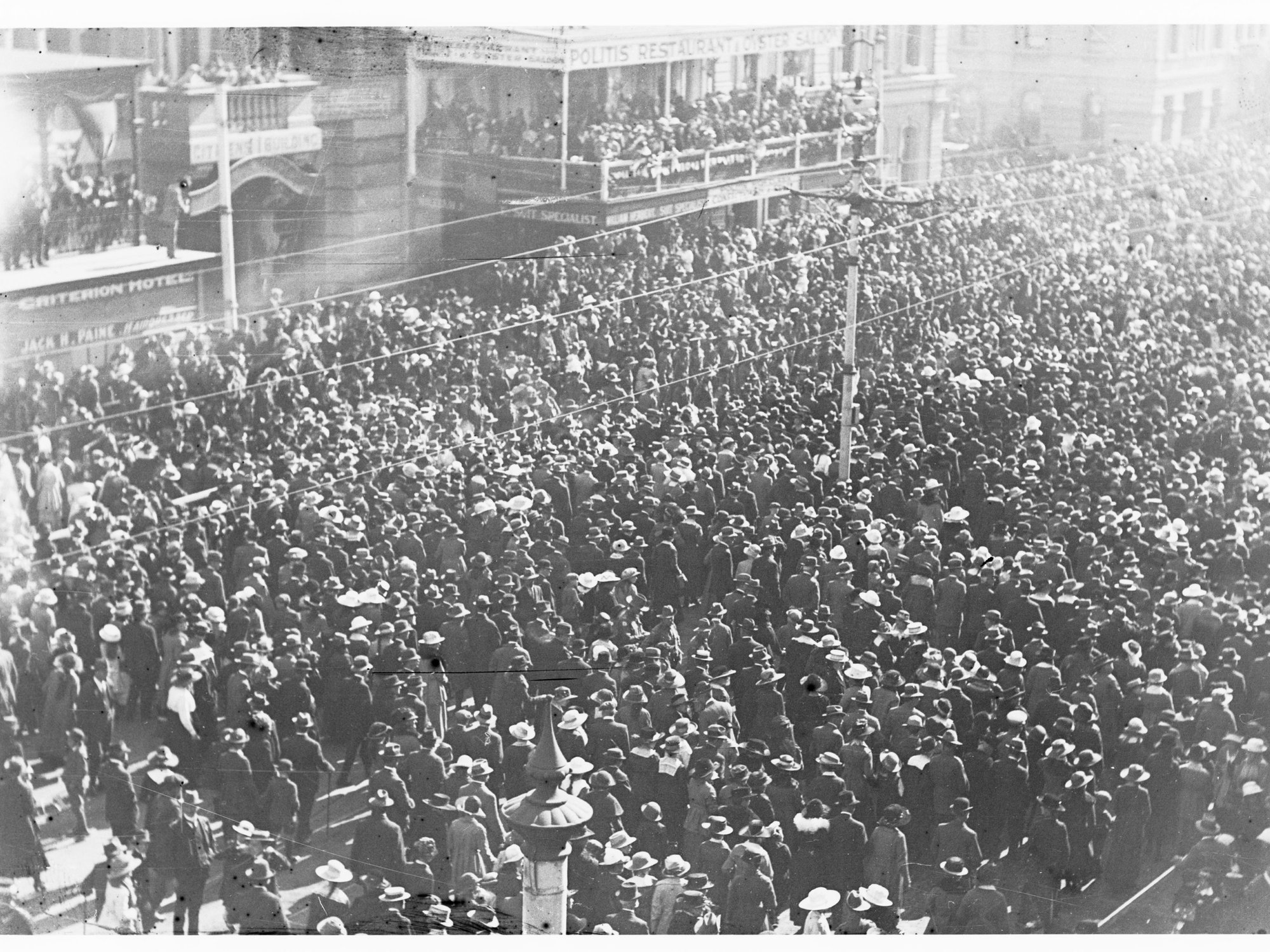 Peace Day Celebrations, King William Street