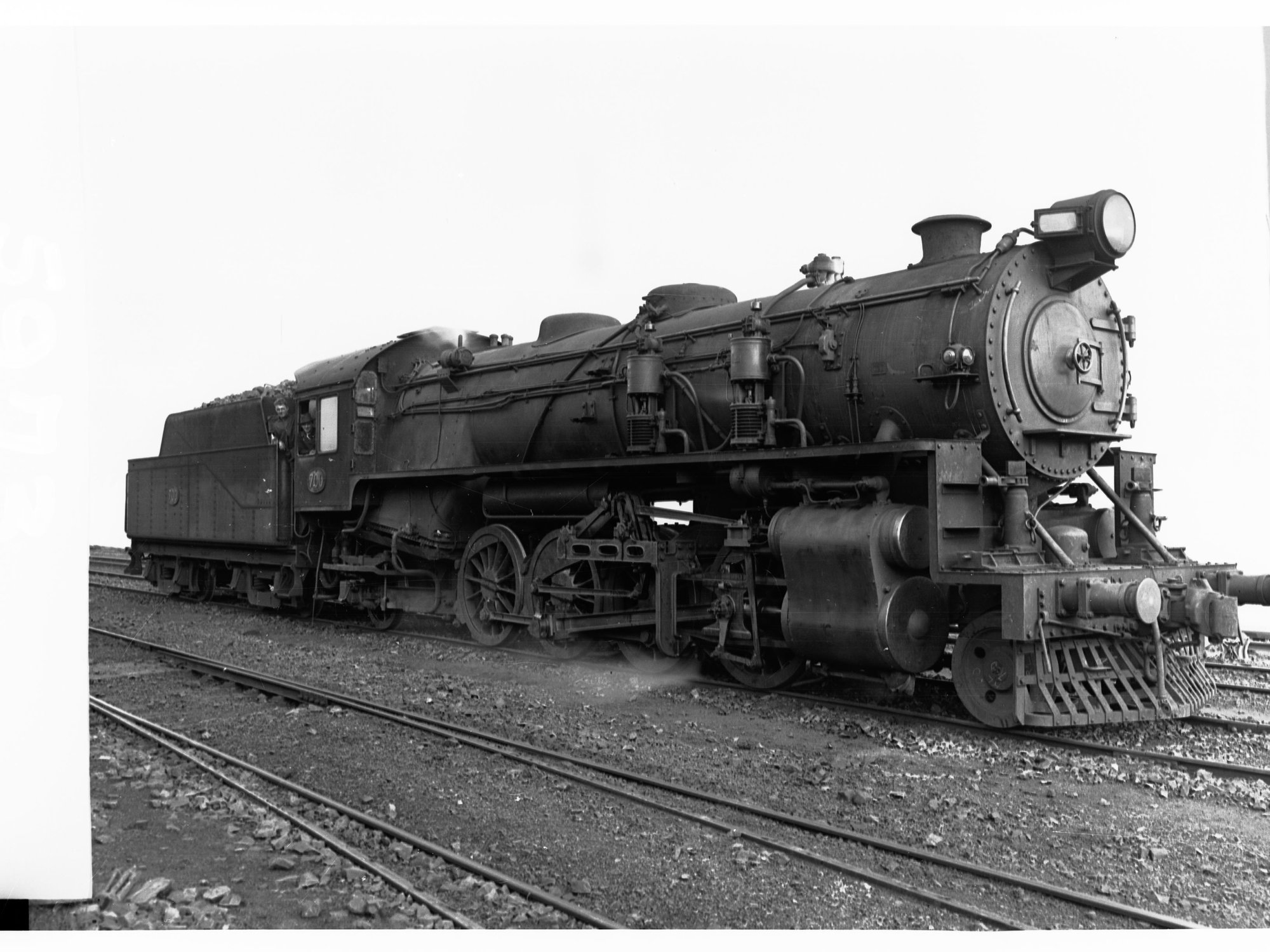Mikado Type Engine at Mile End Railway Station
