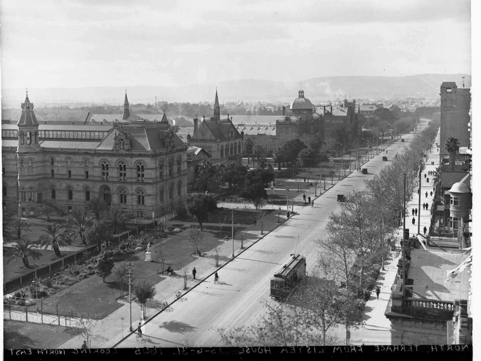 North Terrace from Lister House Looking North East