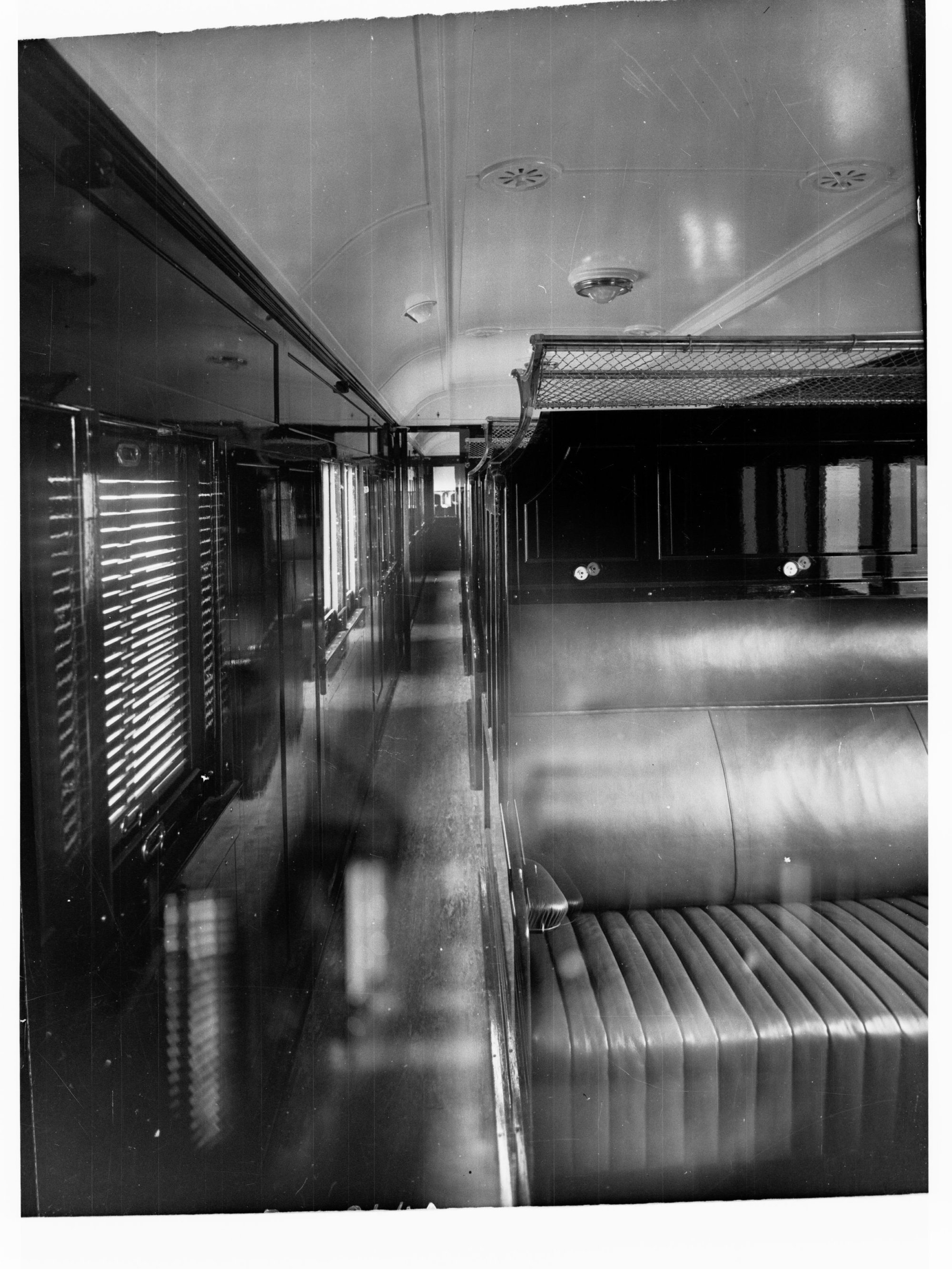 Railway carriage interior