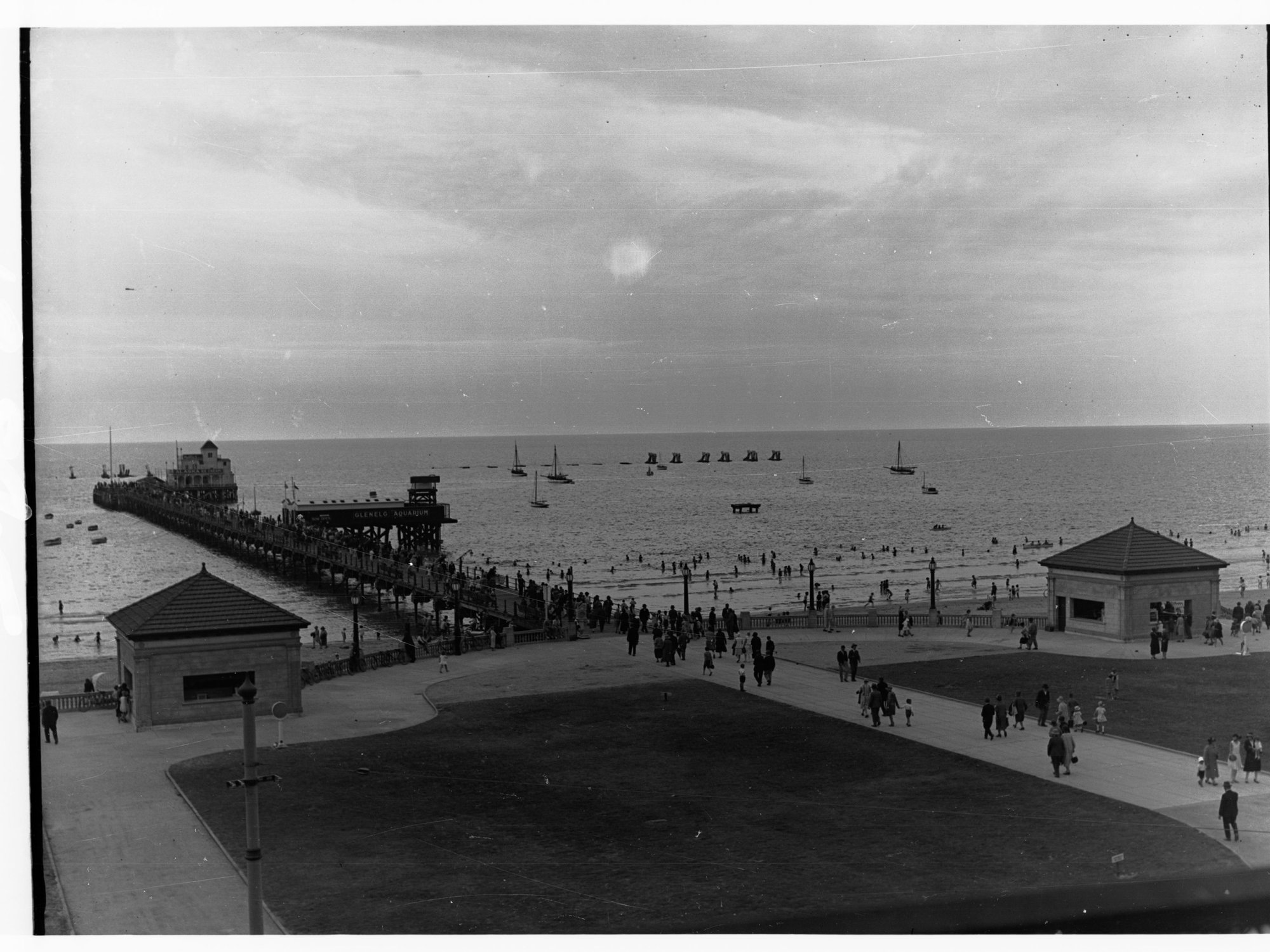 Glenelg Jetty looking towards the sea
