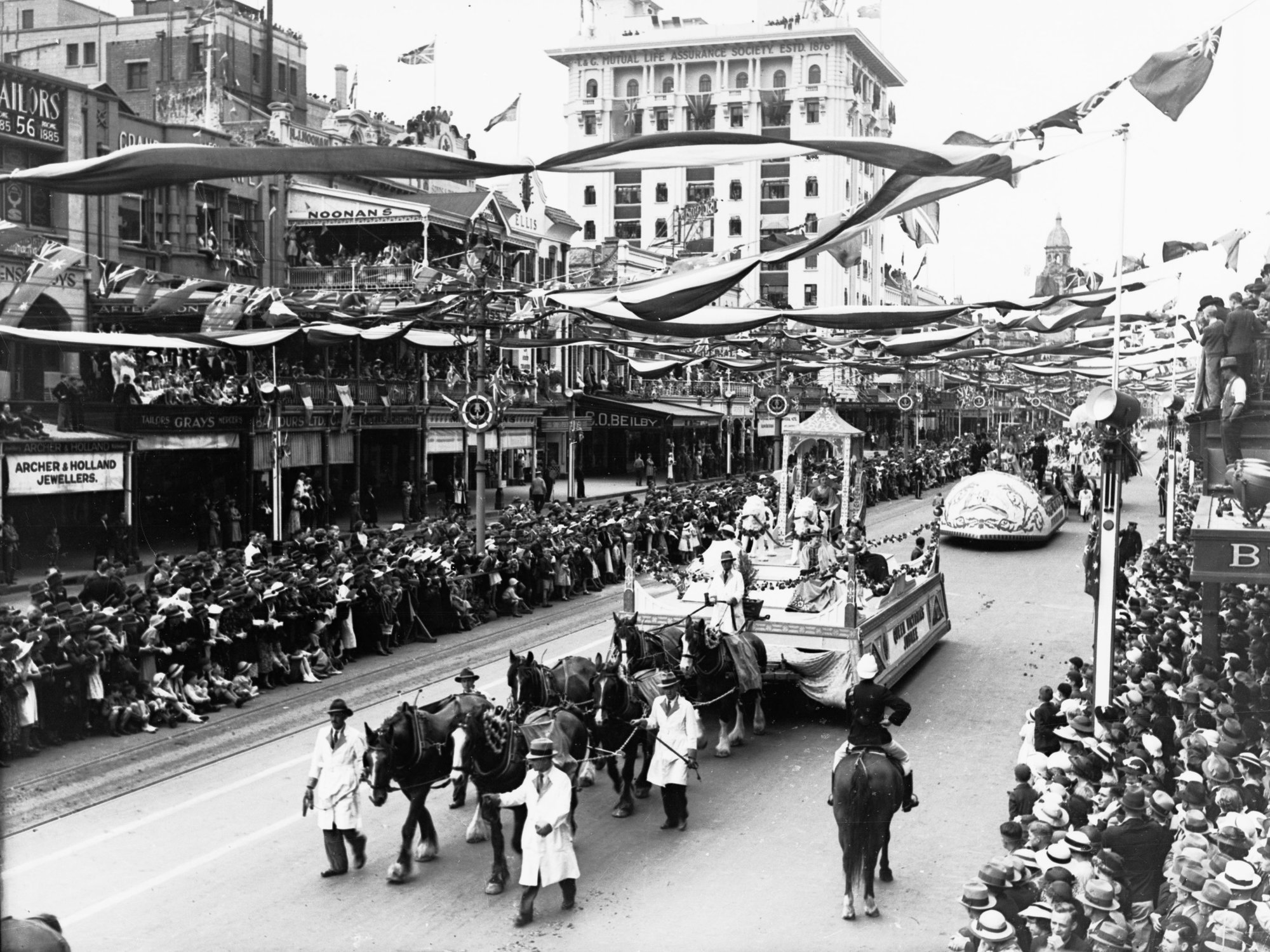 Pageant of progress King William Street for State Centenary