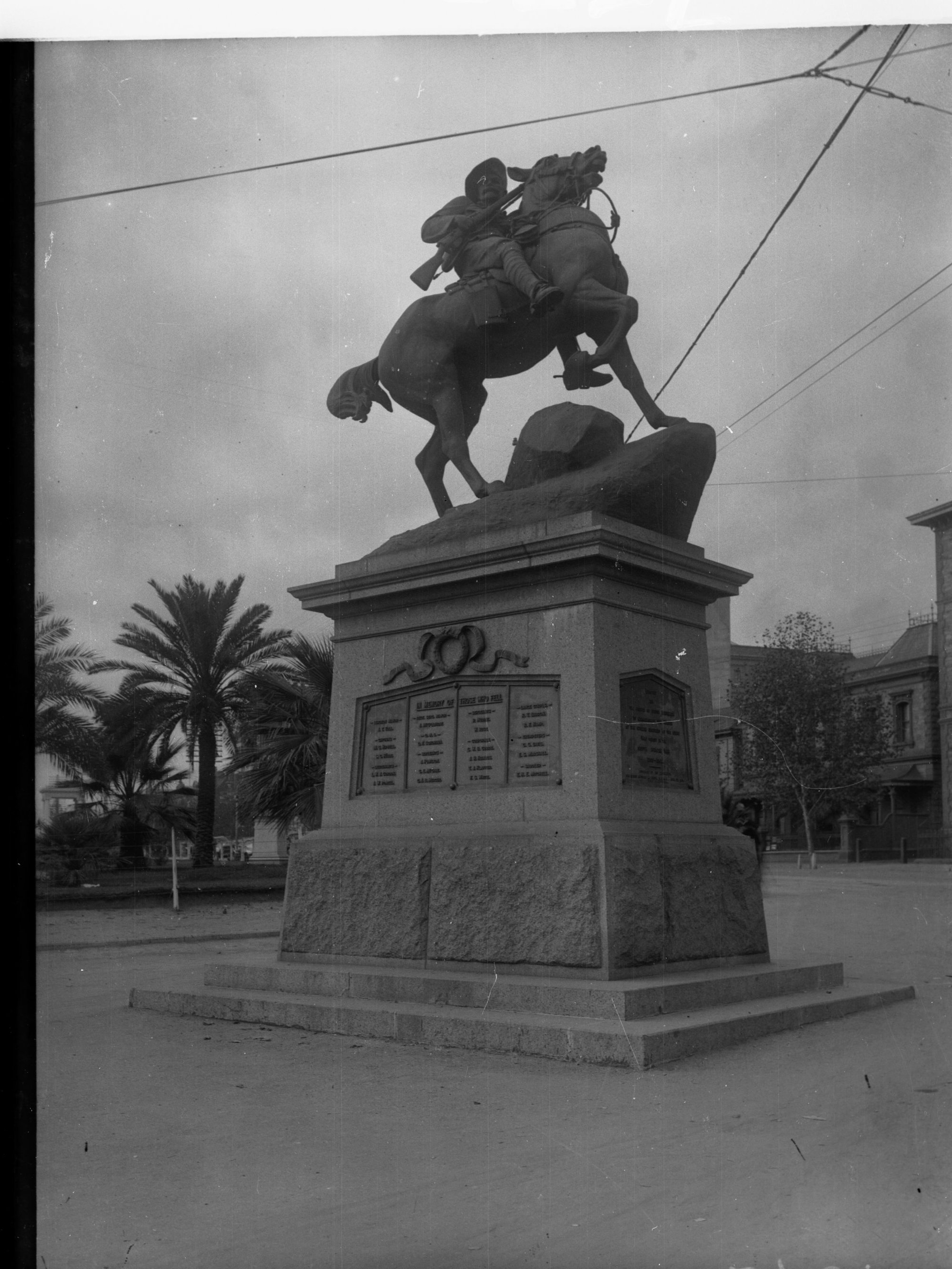 Boer War Memorial Statue North Terrace