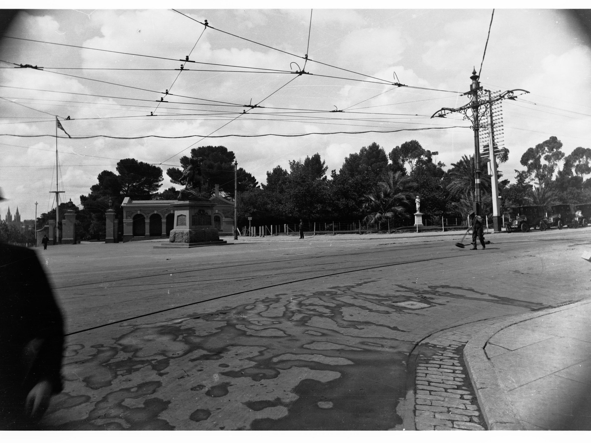 North Terrace Showing Boer War Monument