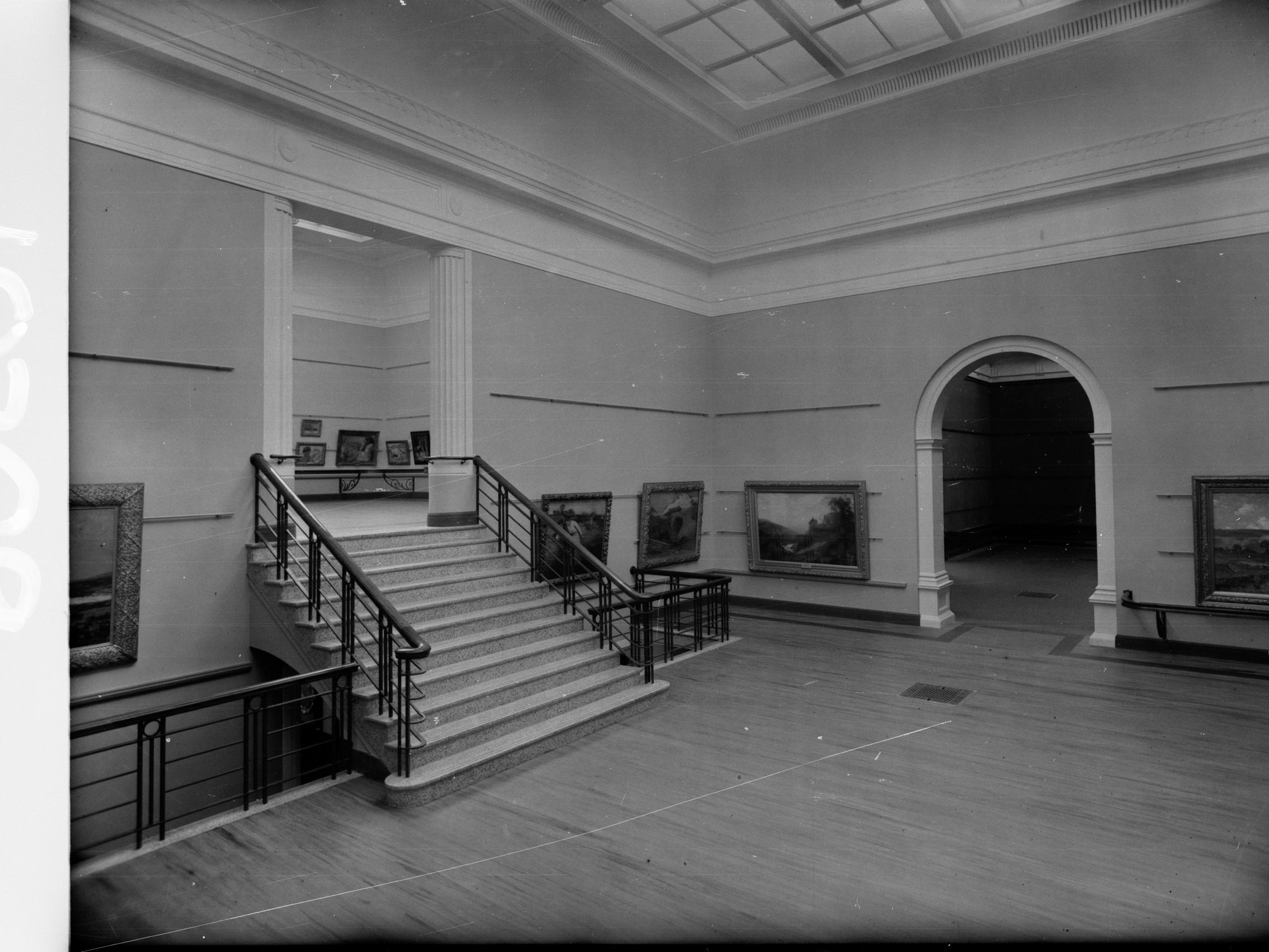 Interior of new wing of the  Art Gallery of South Australia