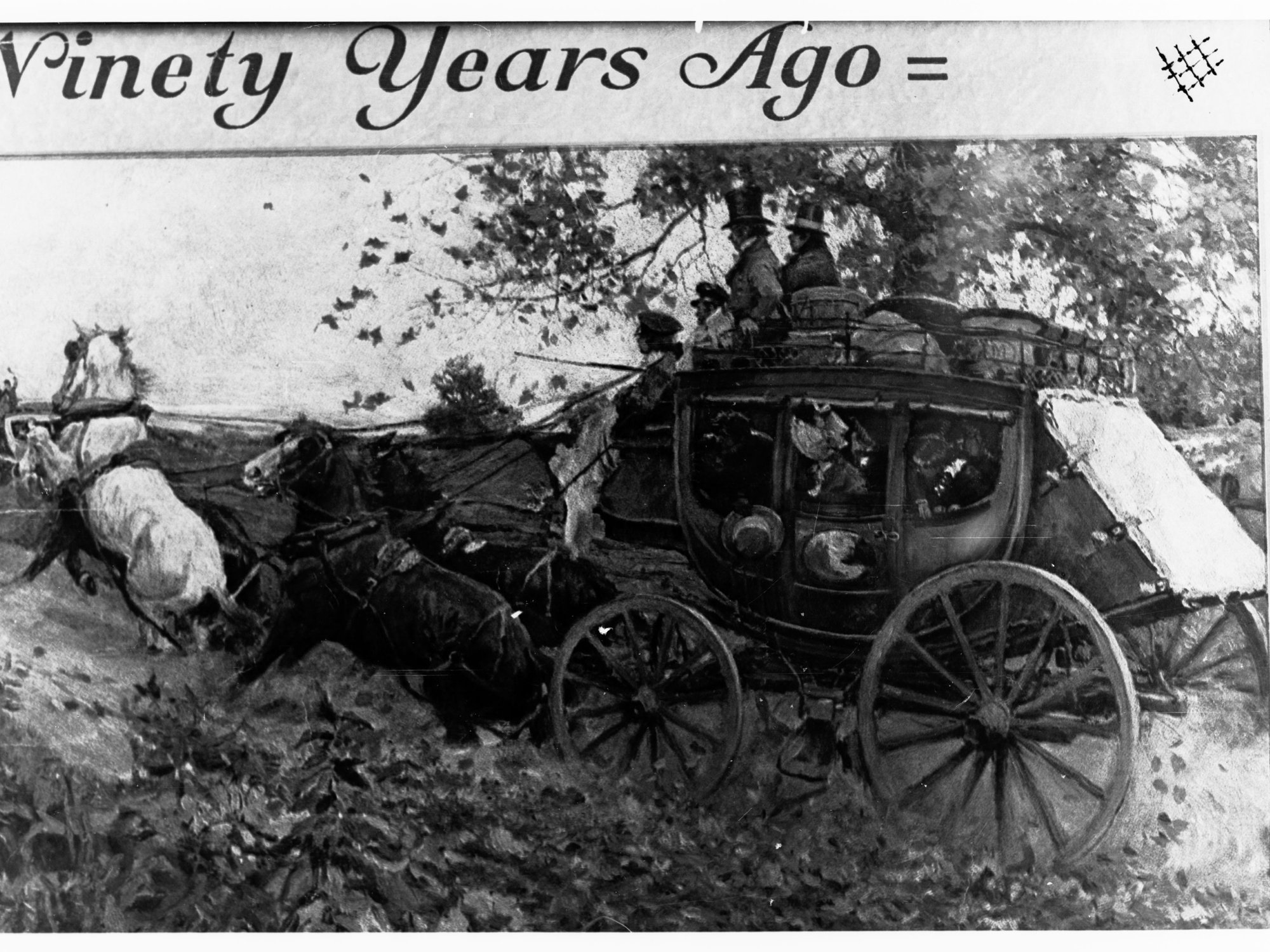 Stanley M. Arthurs painting entitled "Meeting of the Ways" copied in 1929