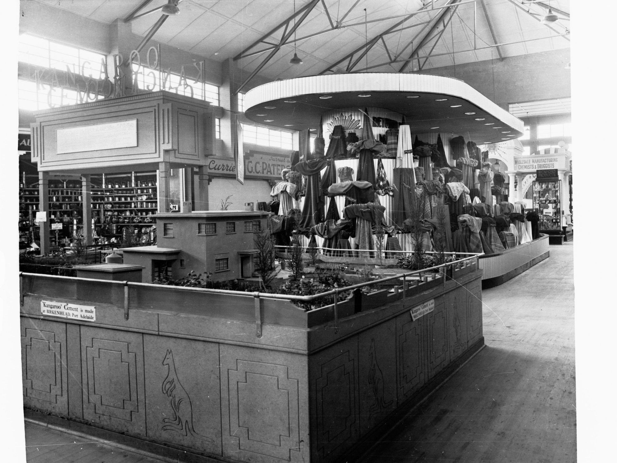 Centenary Exhibition Centennial Hall Kangaroo Cement Exhibit