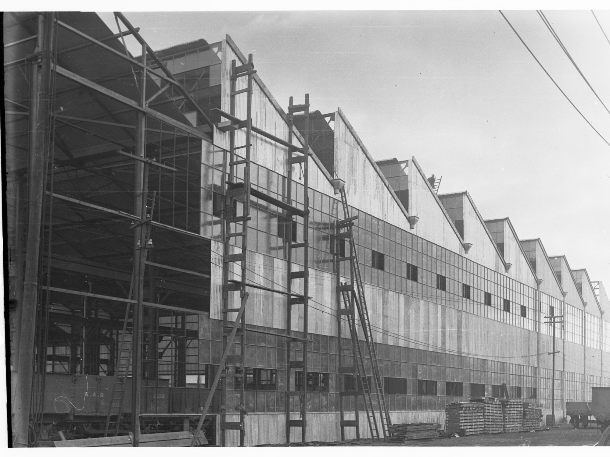 New workshop under construction at Islington