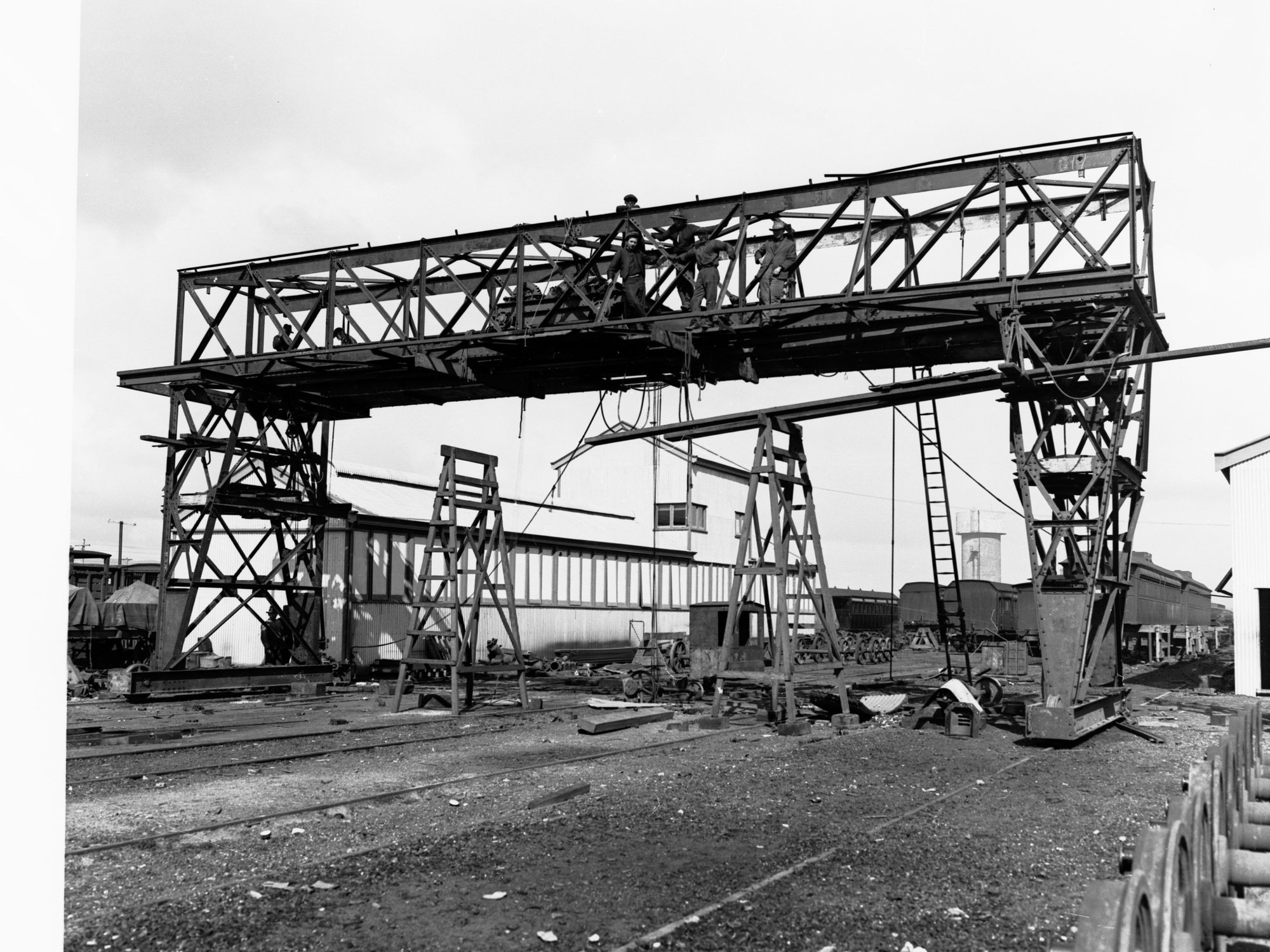 Gantry for Overhead Travelling Crane Islington Railway Workshop