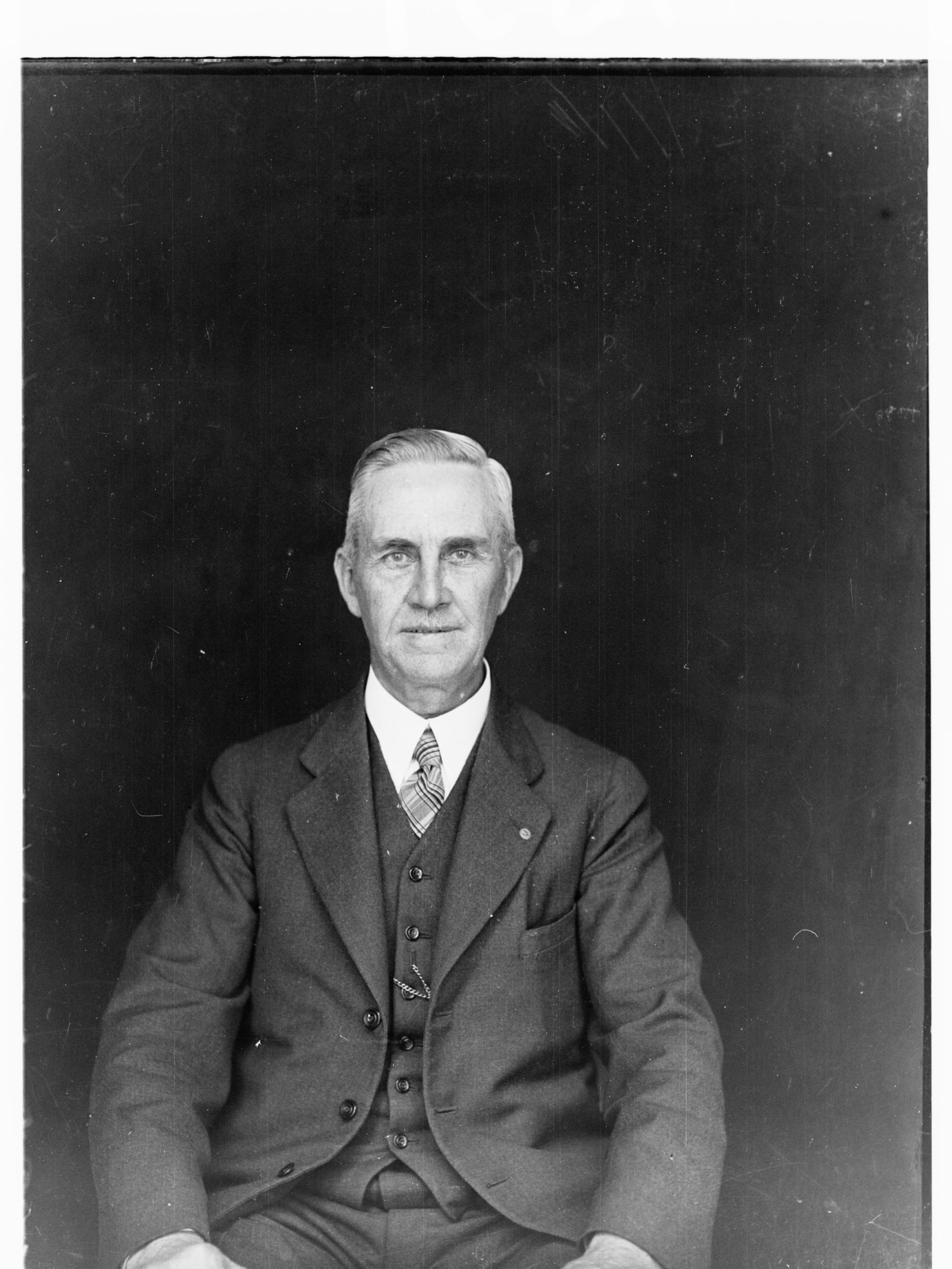 Portrait of unidentified man