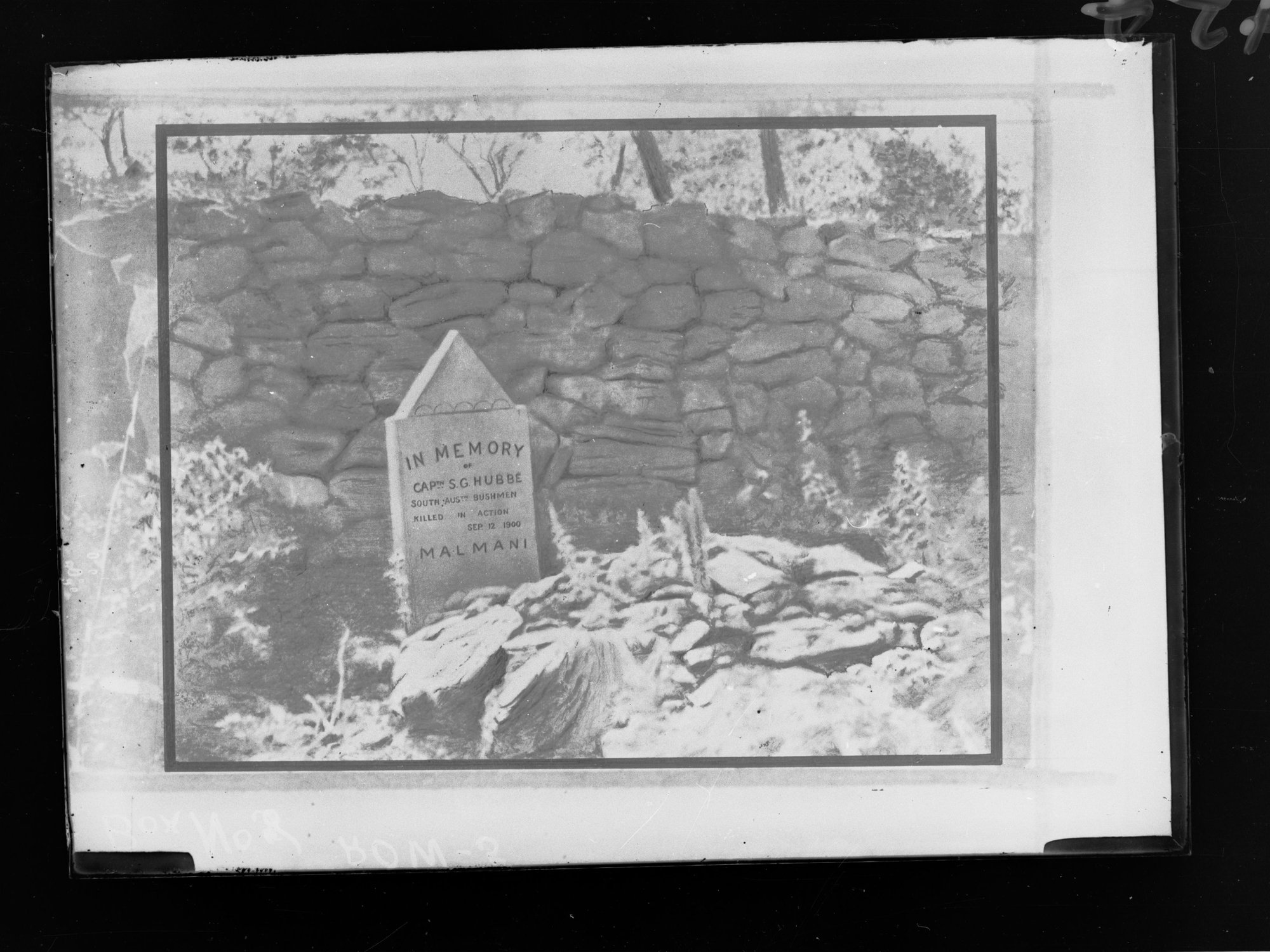 Gravestone of Captain Samel Grau Hubbe 