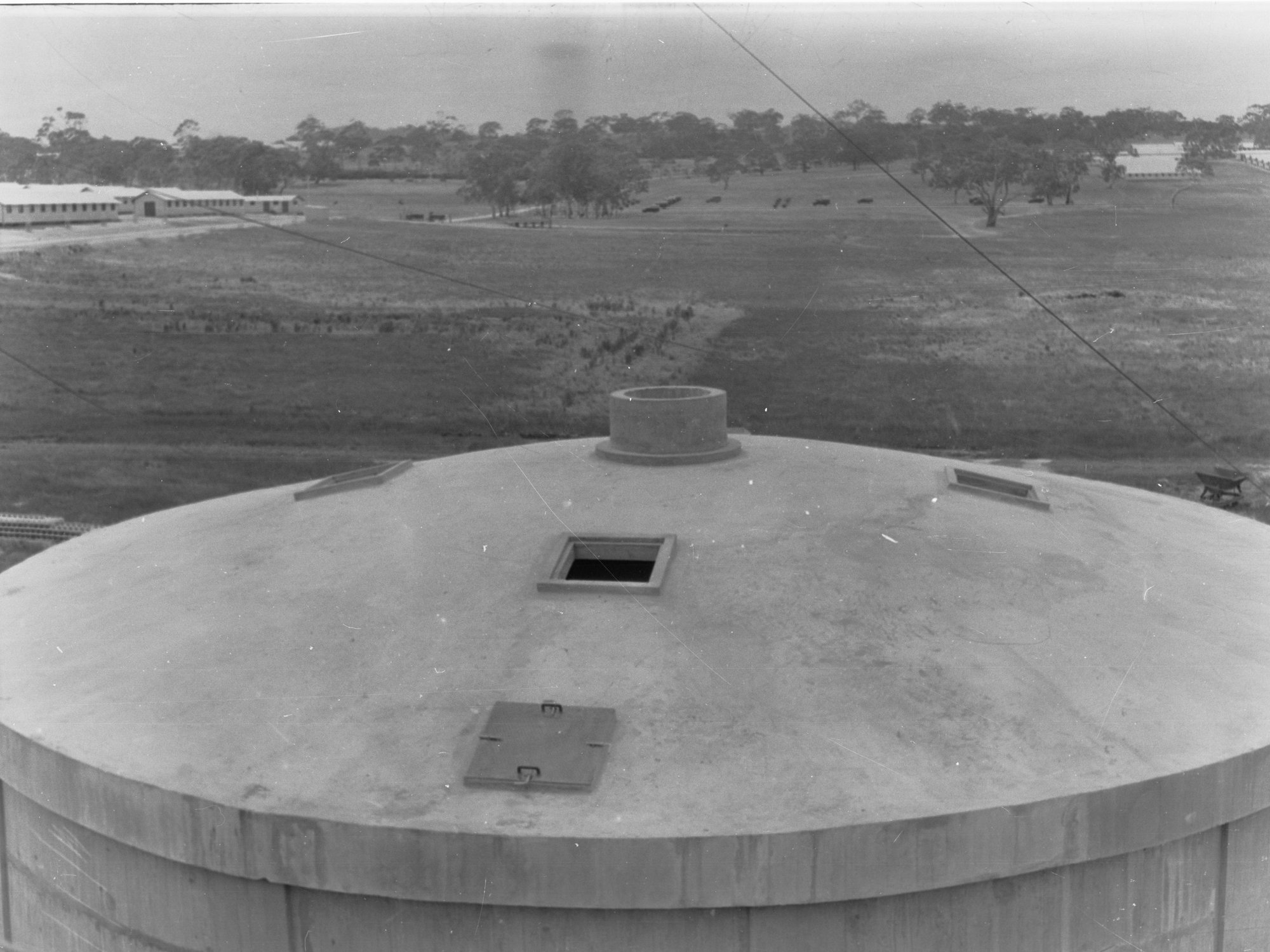 Sewers department treatment works, Woodside