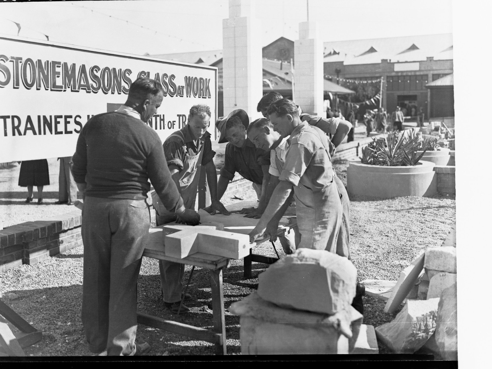 Stonemasons Class at work