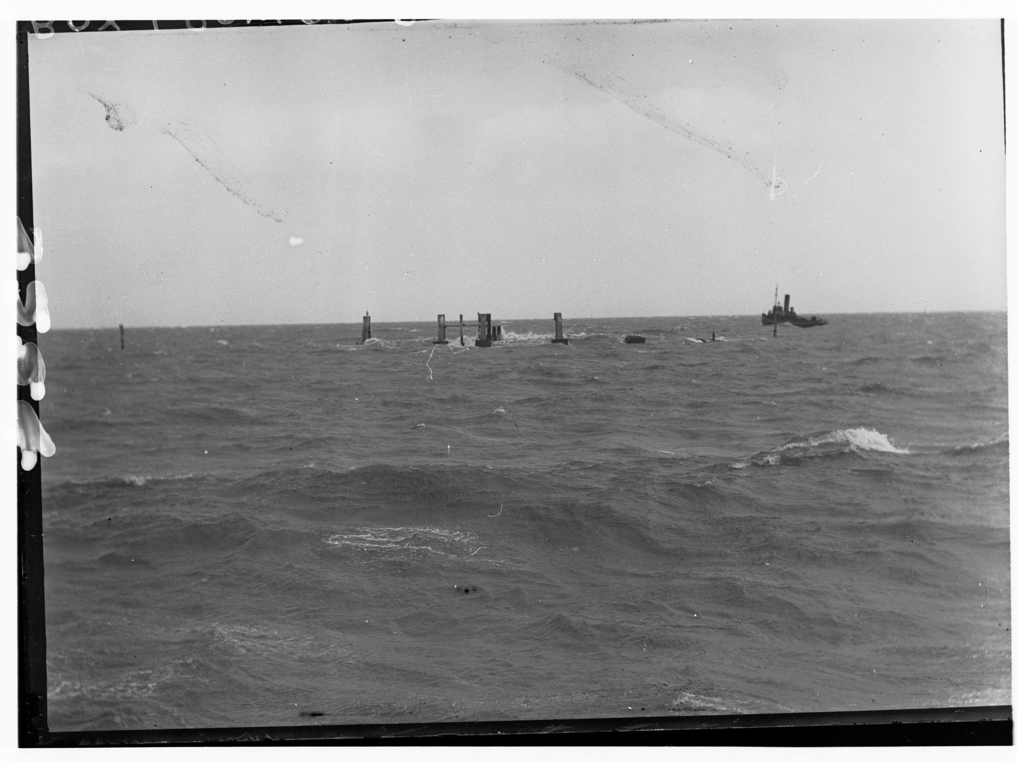 View showing Glenelg breakwater