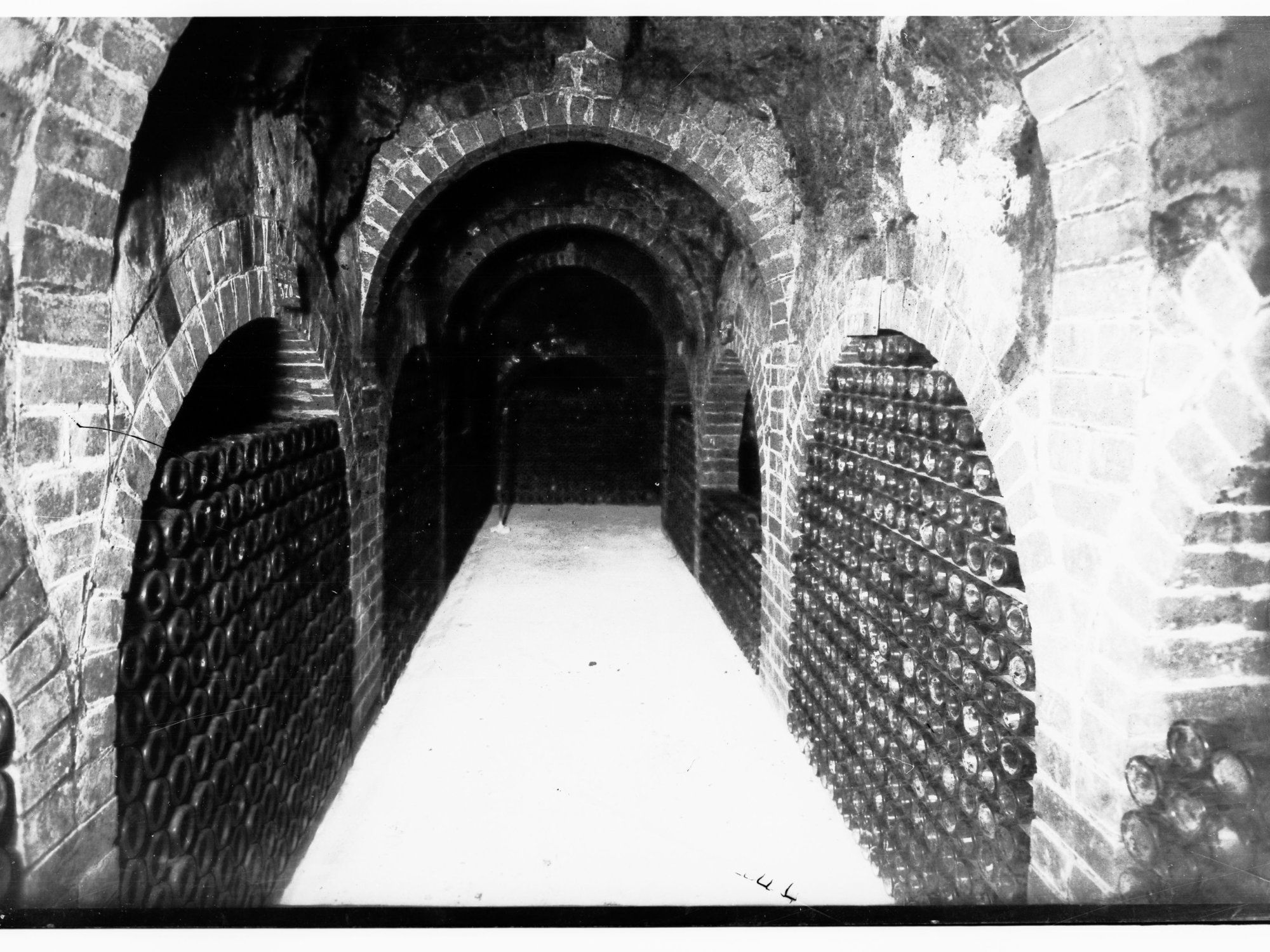 Underground wine cellar