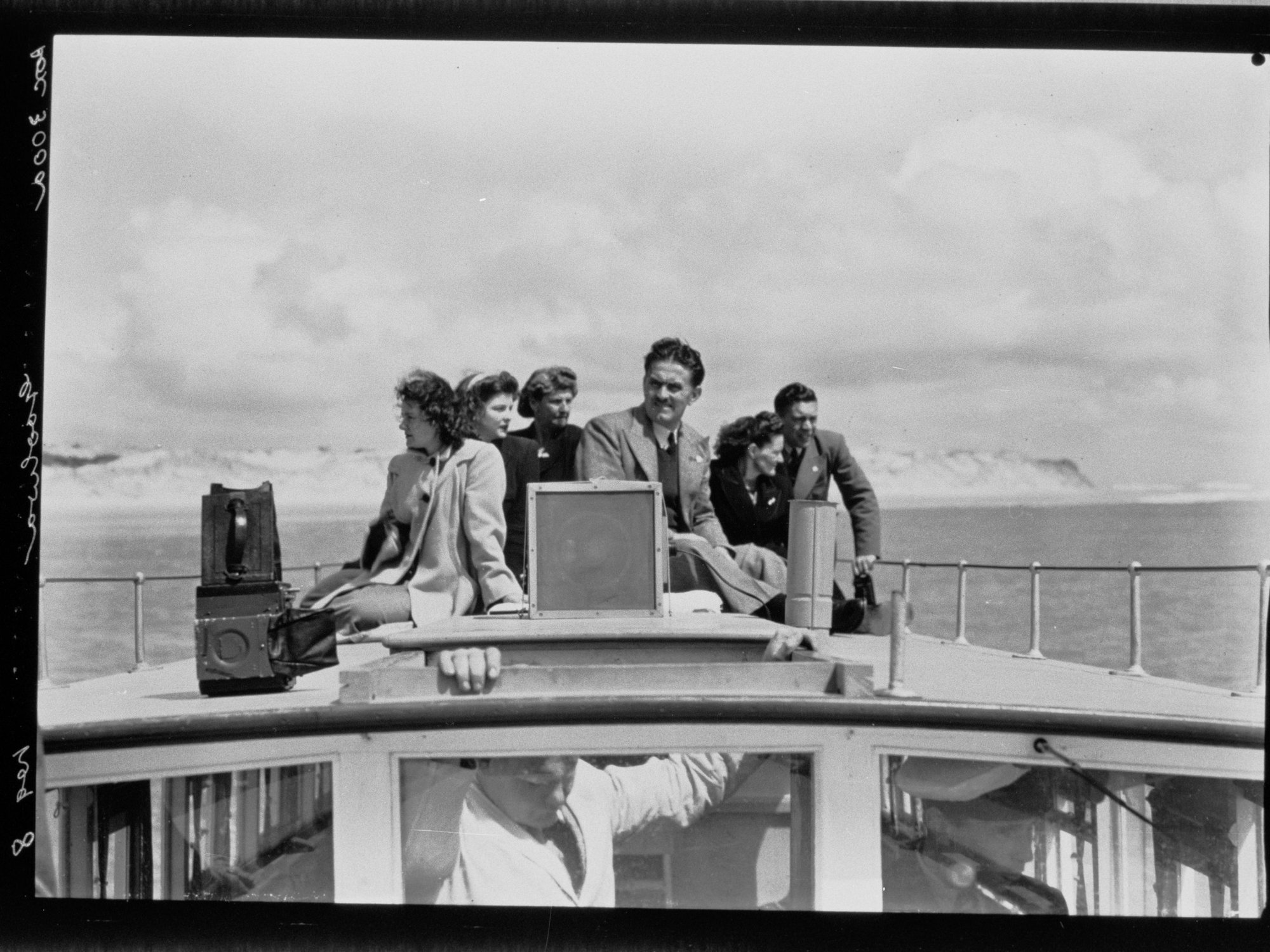 Goolwa - people sitting on top of small boat