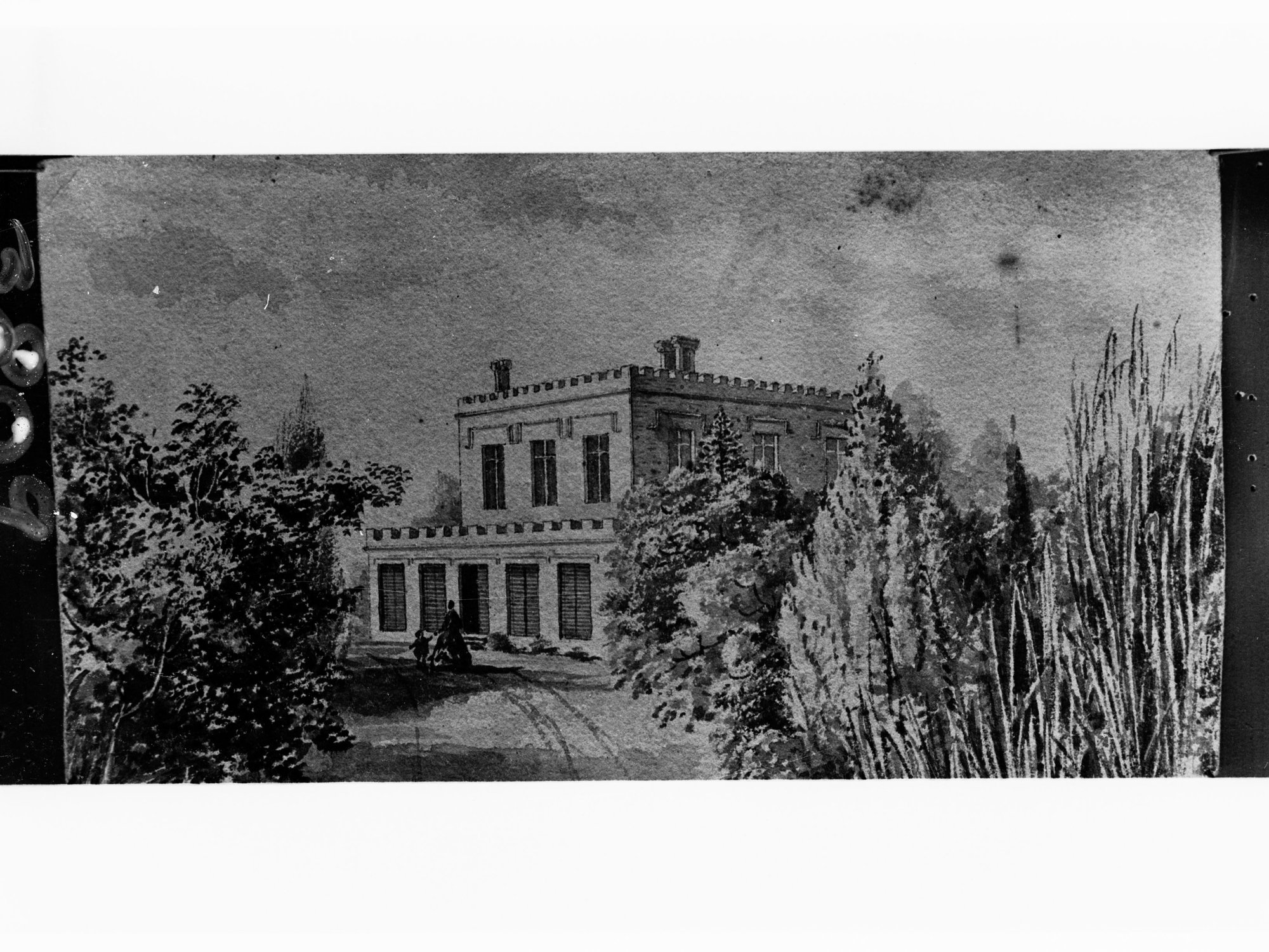 Painting of Prospect House (seat of J B Graham Esq.), near Adelaide, South Australia (S T Gill)