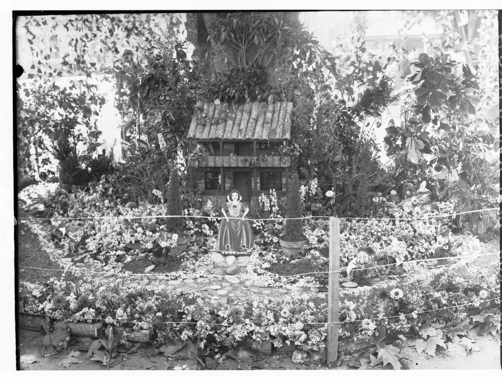 Snow White and Seven Dwarfs at Flower Day