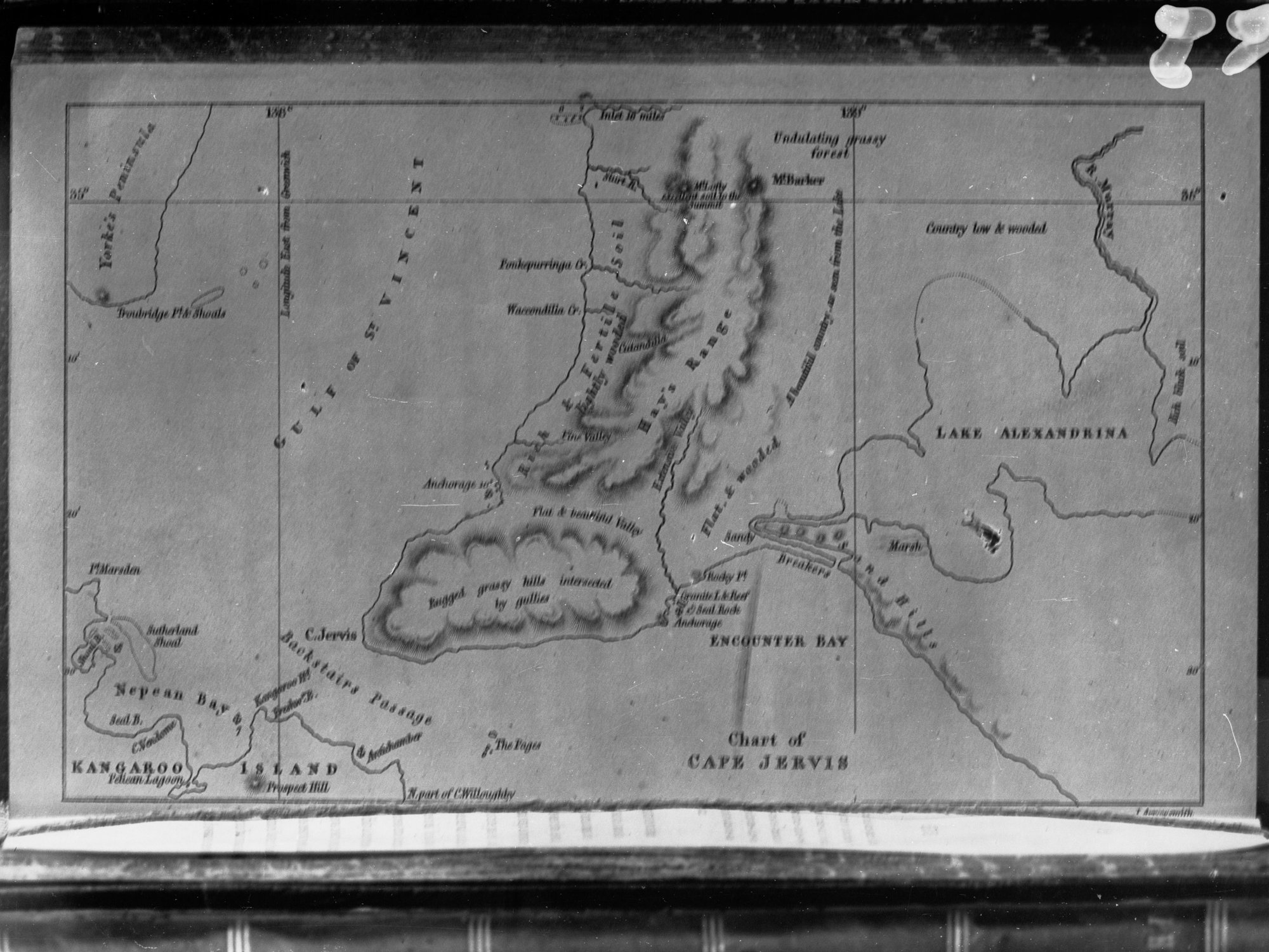 Map of Cape Jervis, South Australia