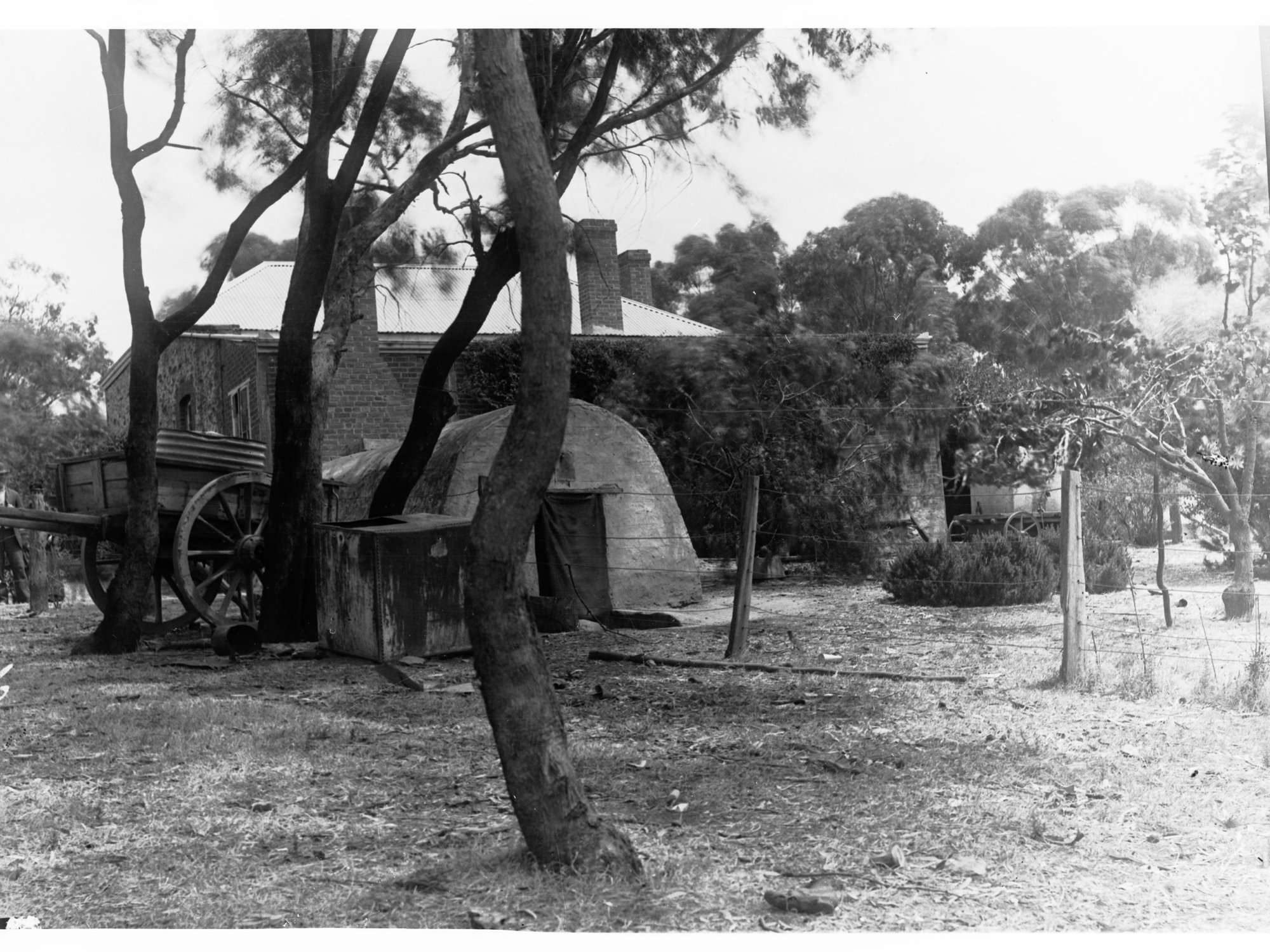 Backyard of a Country House