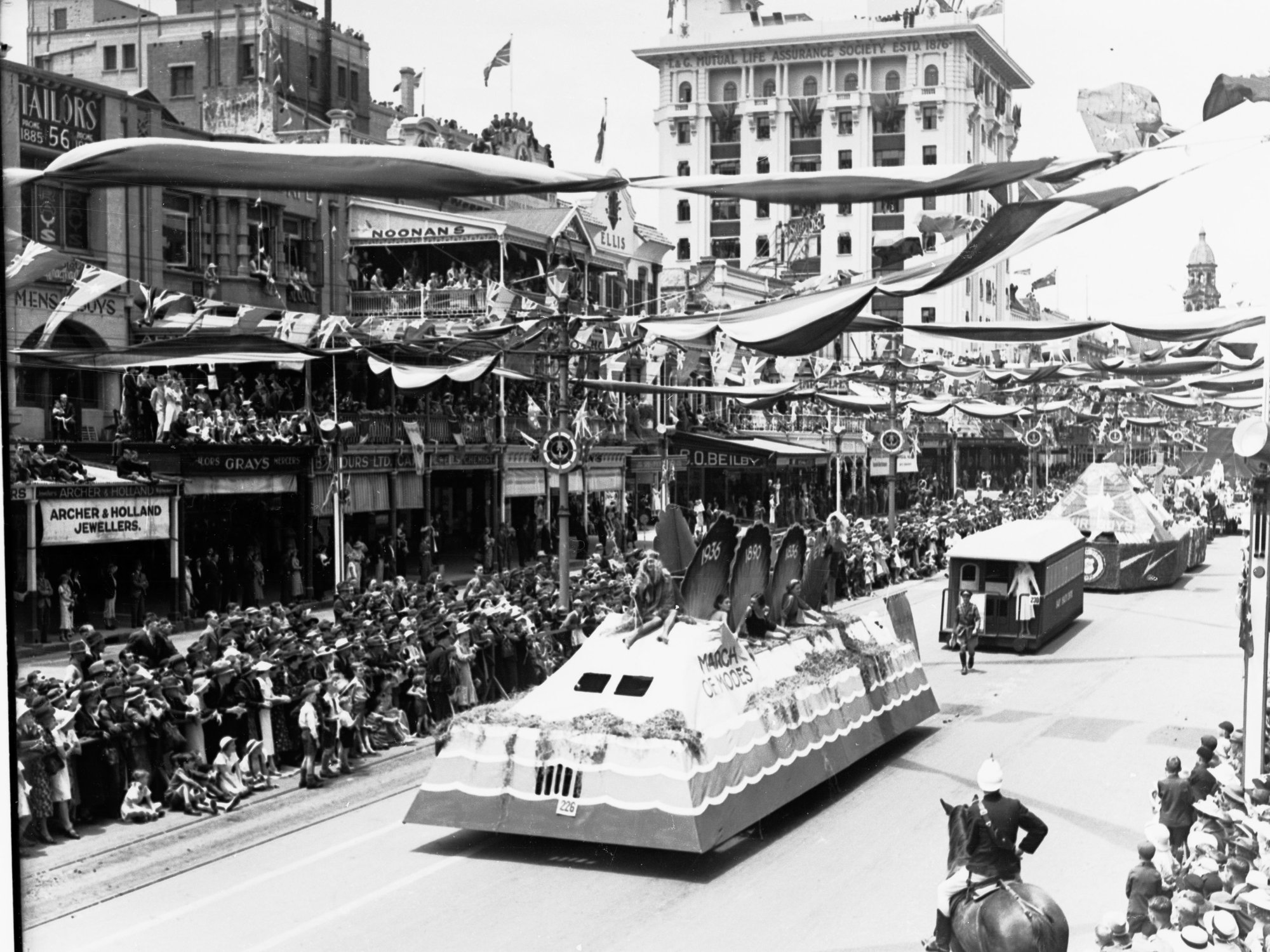 Pageant of progress King William Street Adelaide centenary