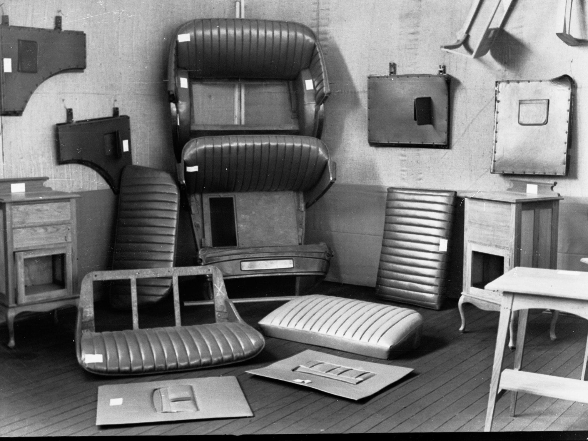 Centenary exhibition car seats