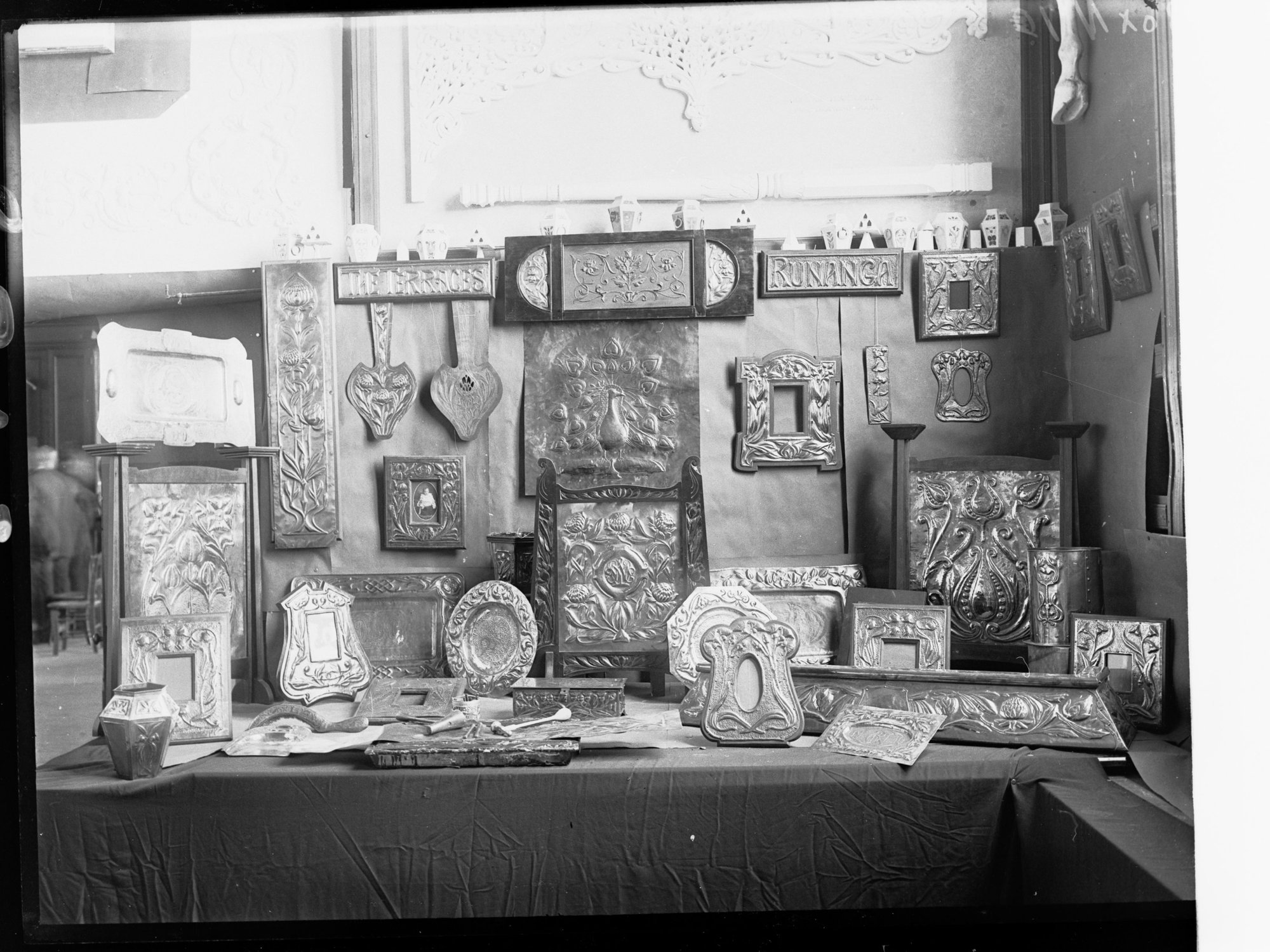 Adelaide School of Arts, Annual Exhibition 1911 - Repousse Work (beaten from sheet metal)