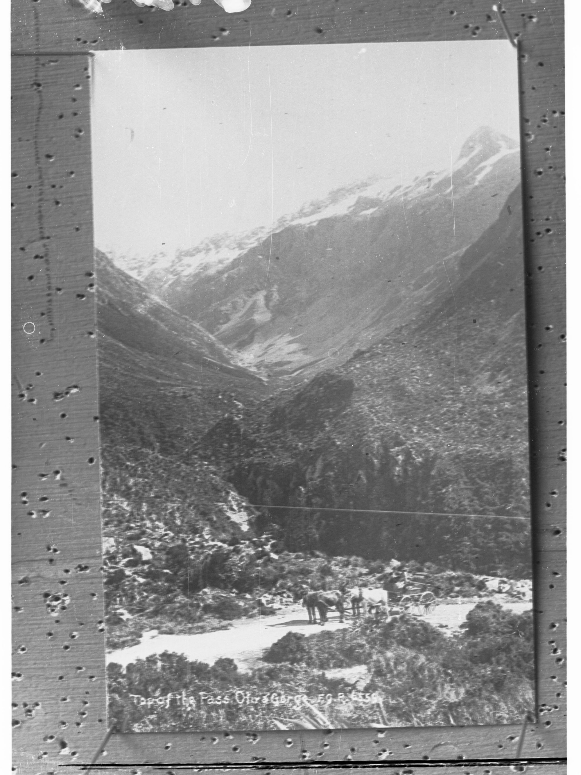 Top of the Pass at Otira Gorge, New Zealand