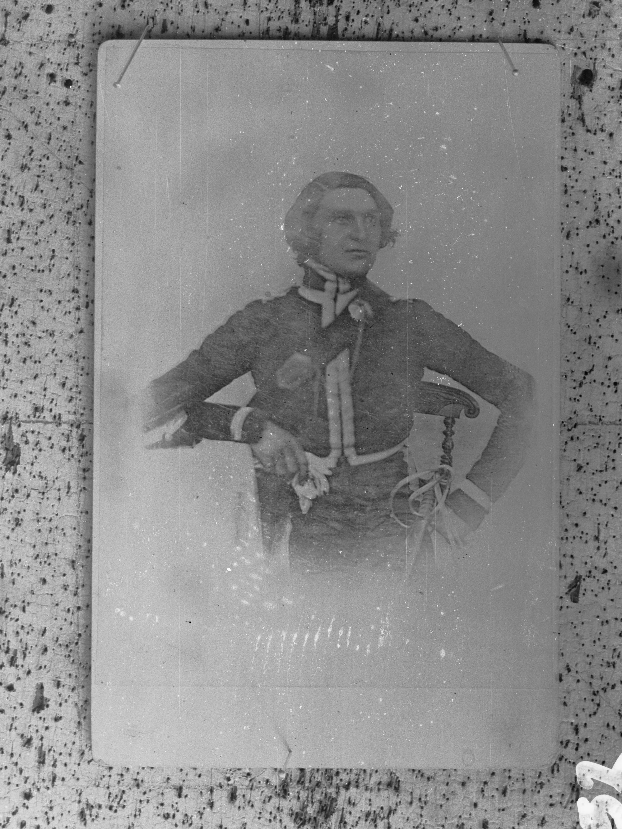 Sketch of Soldier in Military Uniform