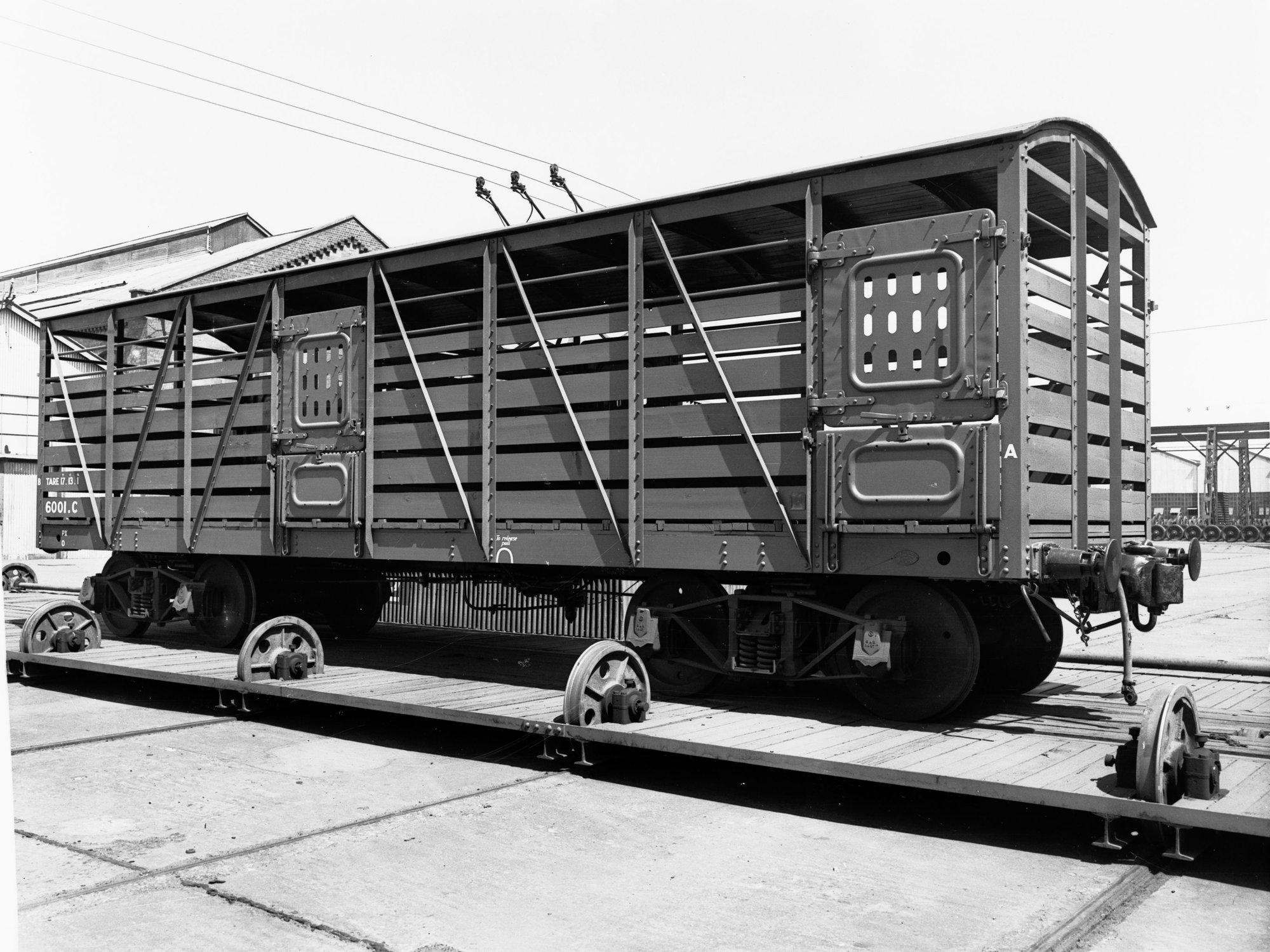 South Australian Railways Cattle Truck at Islington