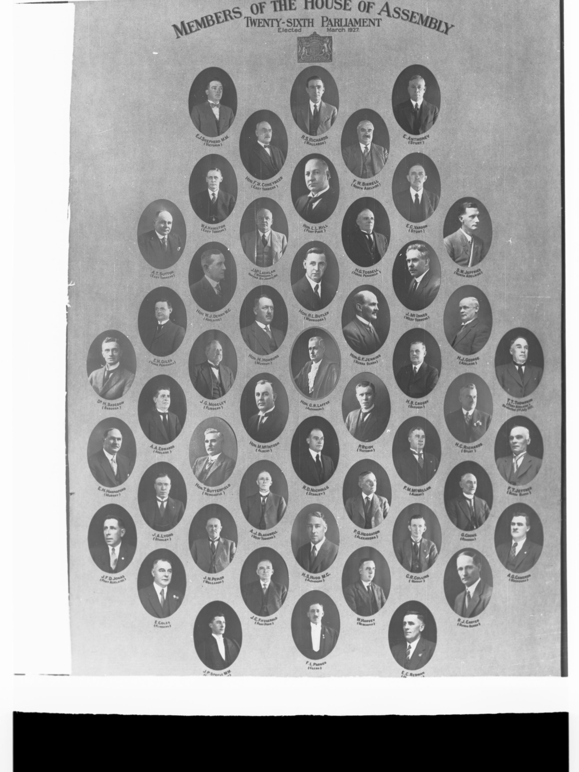 Members of the House of Assembly Twenty Sixth Parliament