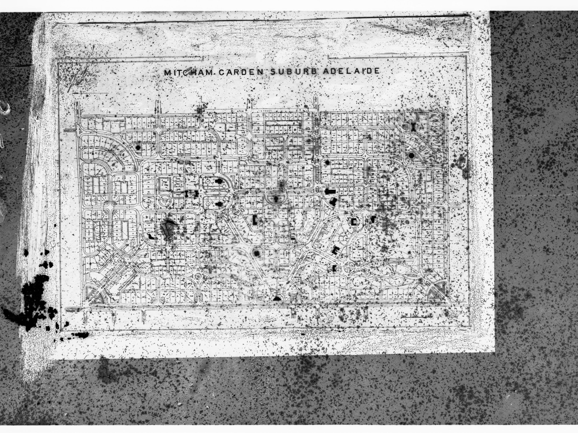Map of Mitcham Gardens suburb Adelaide